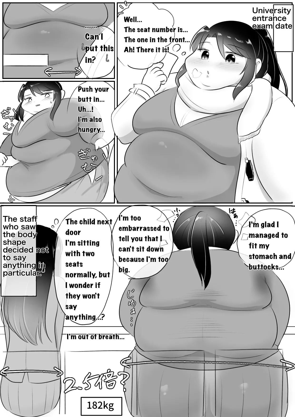 Longing for softness page 83 original parody - bbw weight gain hentai manga - read online free