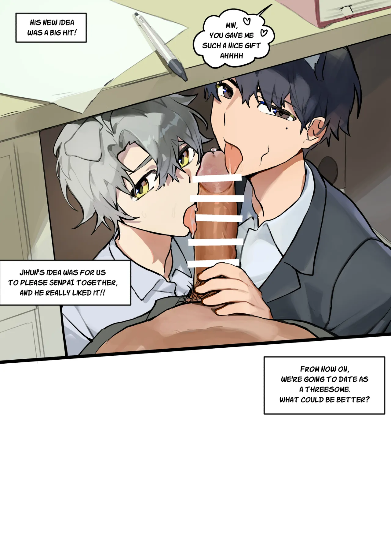 Artist: TAKK -  Min's Secret In-House Romance page 11 original parody - nakadashi full color hentai manga - read online free
