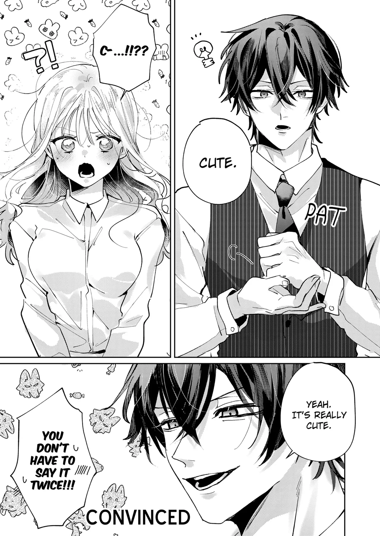 [OU] Zetsurin Shachou no Aigan Usagi ~Seiyoku no Tsuyoi Danjo ga Sex Shitara?~ | The Insatiable CEO's New Rabbit Toy -Finally Meeting Her Match in Libido- Chapter 1-11 [English] page 76 - business suit kissing hentai manga - read online free