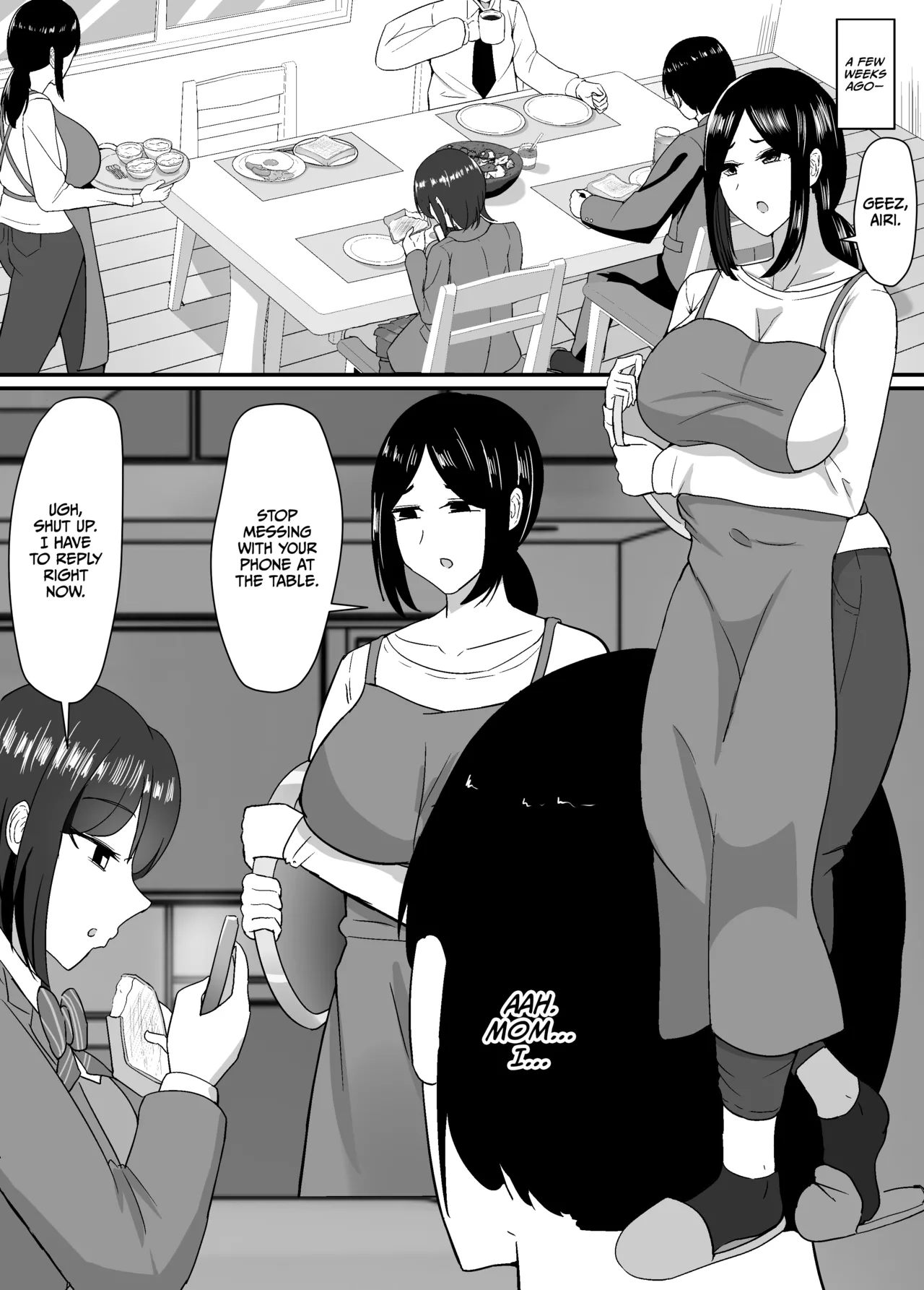 Page 3 of [jody-subrou] Haha to Ane to Ochite Iku | Falling with Mother and Sister [English] [CulturedCommissions]
