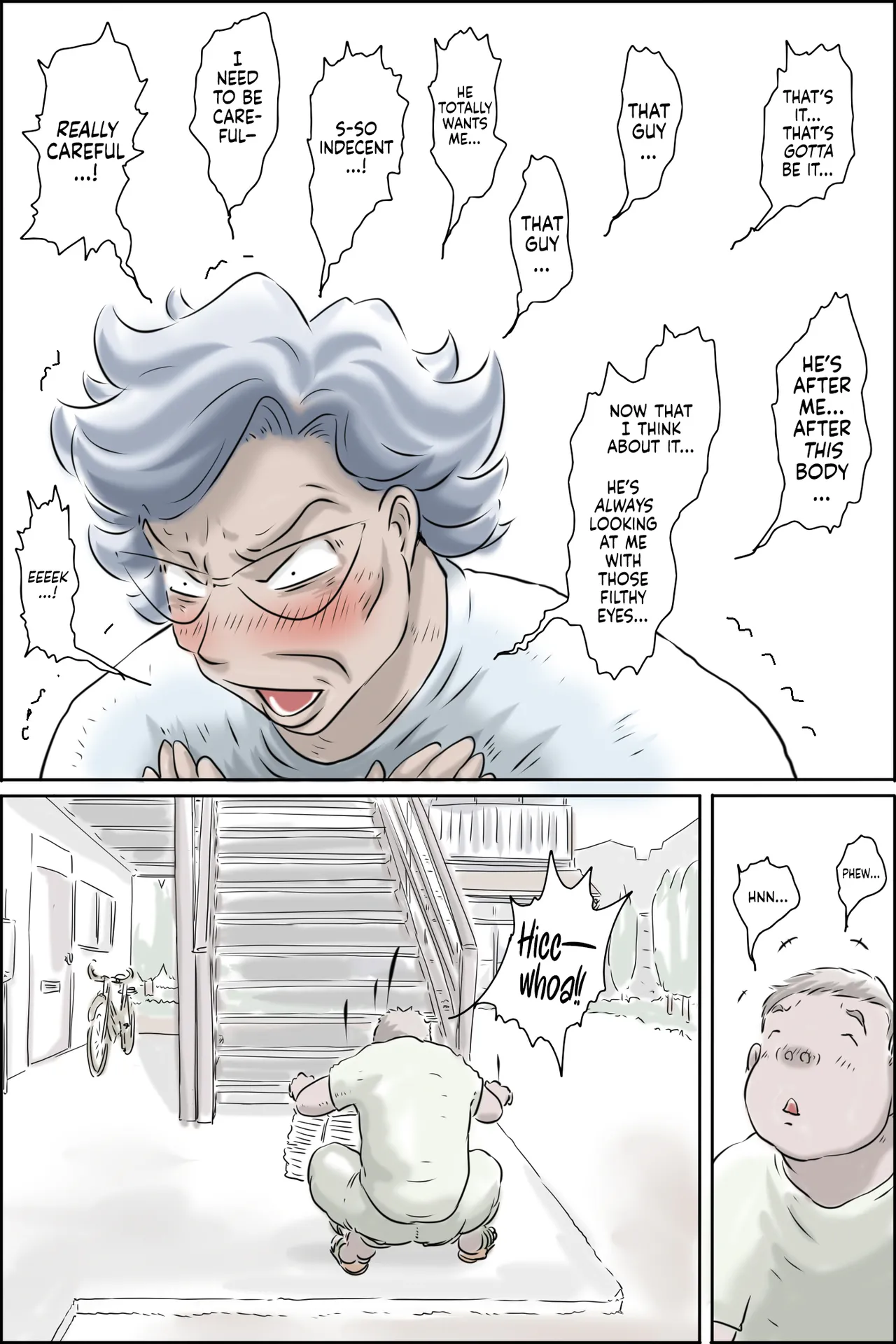 [Zenmai Kourogi] Ooya-san ga Yonderu -Mousou Dai Bakuhatsu Hen- | The Landlady Is Calling -Delusions Gone Wild- [English] [Sonarin迫] page 14 original parody - big breasts glasses hentai manga - read online free