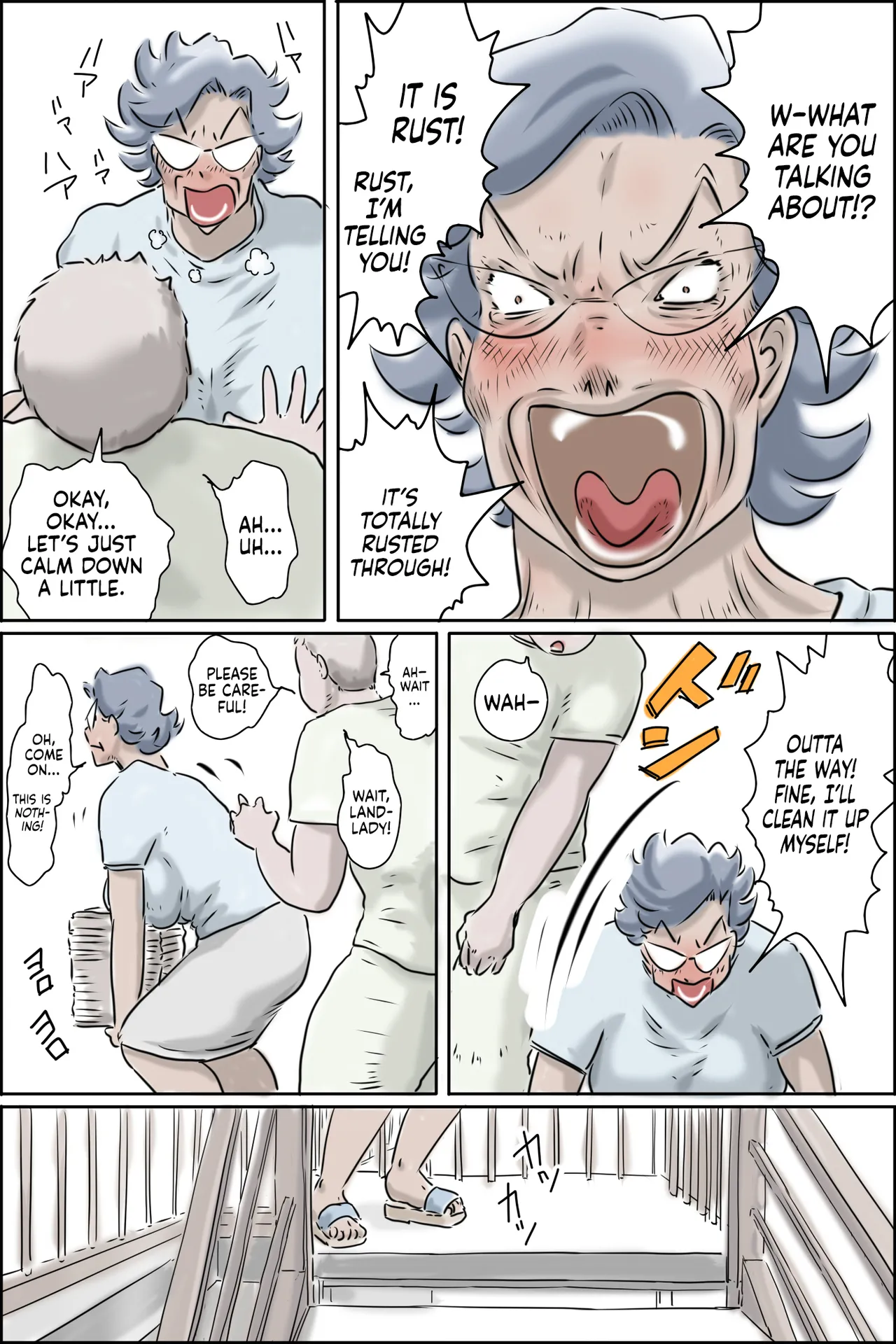 [Zenmai Kourogi] Ooya-san ga Yonderu -Mousou Dai Bakuhatsu Hen- | The Landlady Is Calling -Delusions Gone Wild- [English] [Sonarin迫] page 9 original parody - sole female sole male hentai manga - read online free