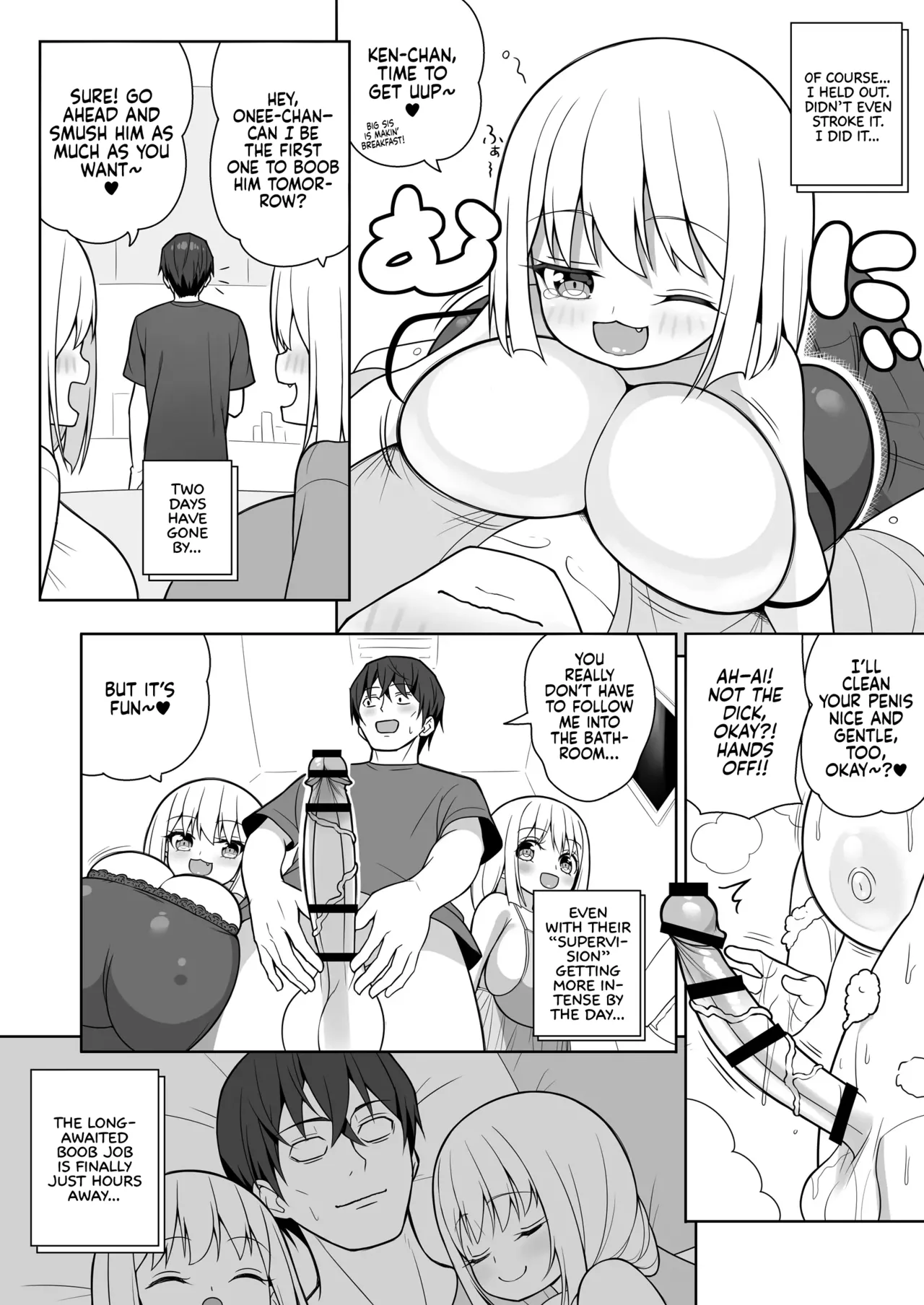 [Othello Ice (shuz)] Dekitara Hasande Agemasu!ru 2 | If You Hold Out, We’ll Give You a Boob Job (For Real)! 2 [English] [Sonarin迫] page 37 original parody - sole male paizuri hentai manga - read online free