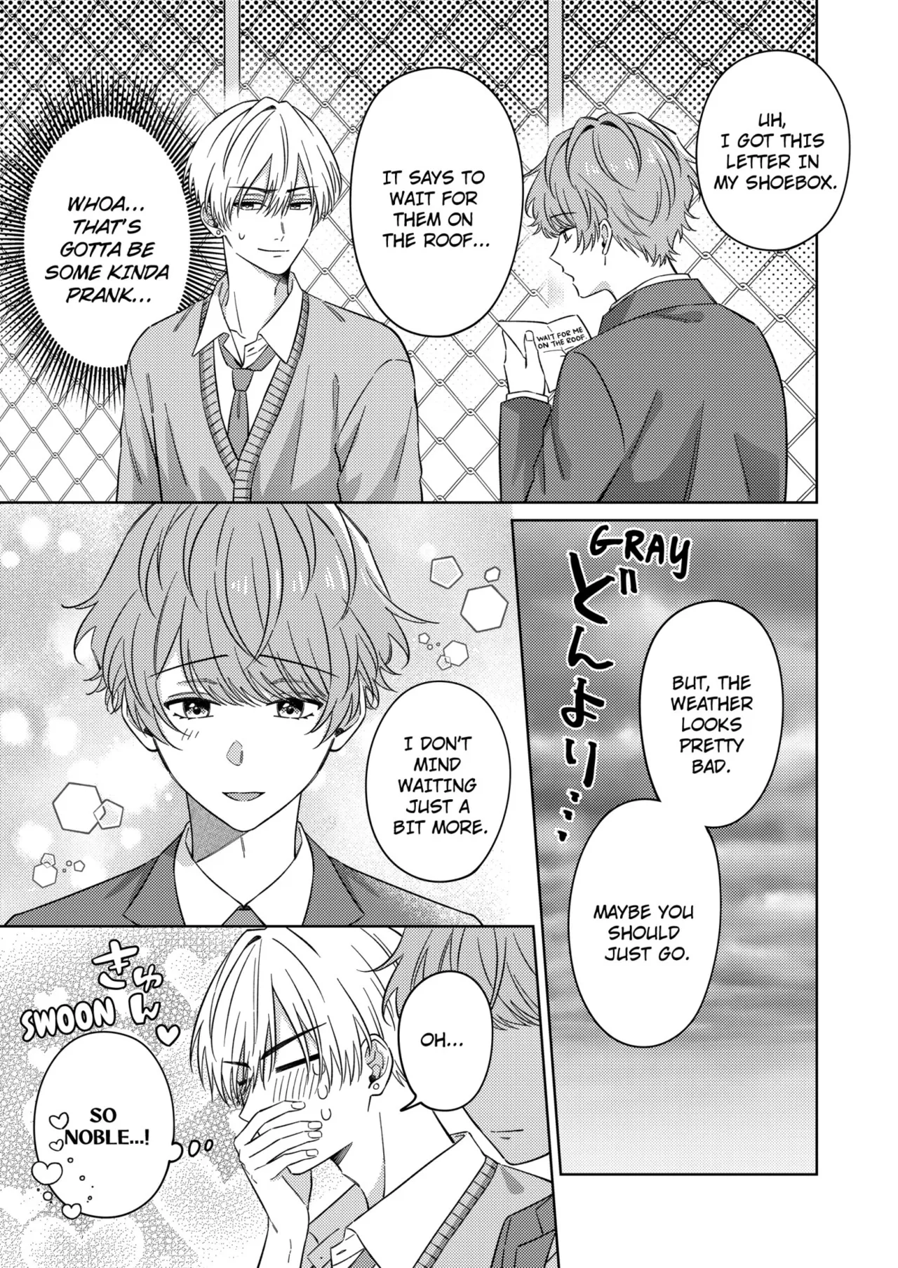 [Naruse Yori] Nanami-kun no Fukenzen na Mousouheki | Nanami's Indecent Fantasies Chapter 1-6 [English] page 12 - full censorship yaoi hentai manga - read online free