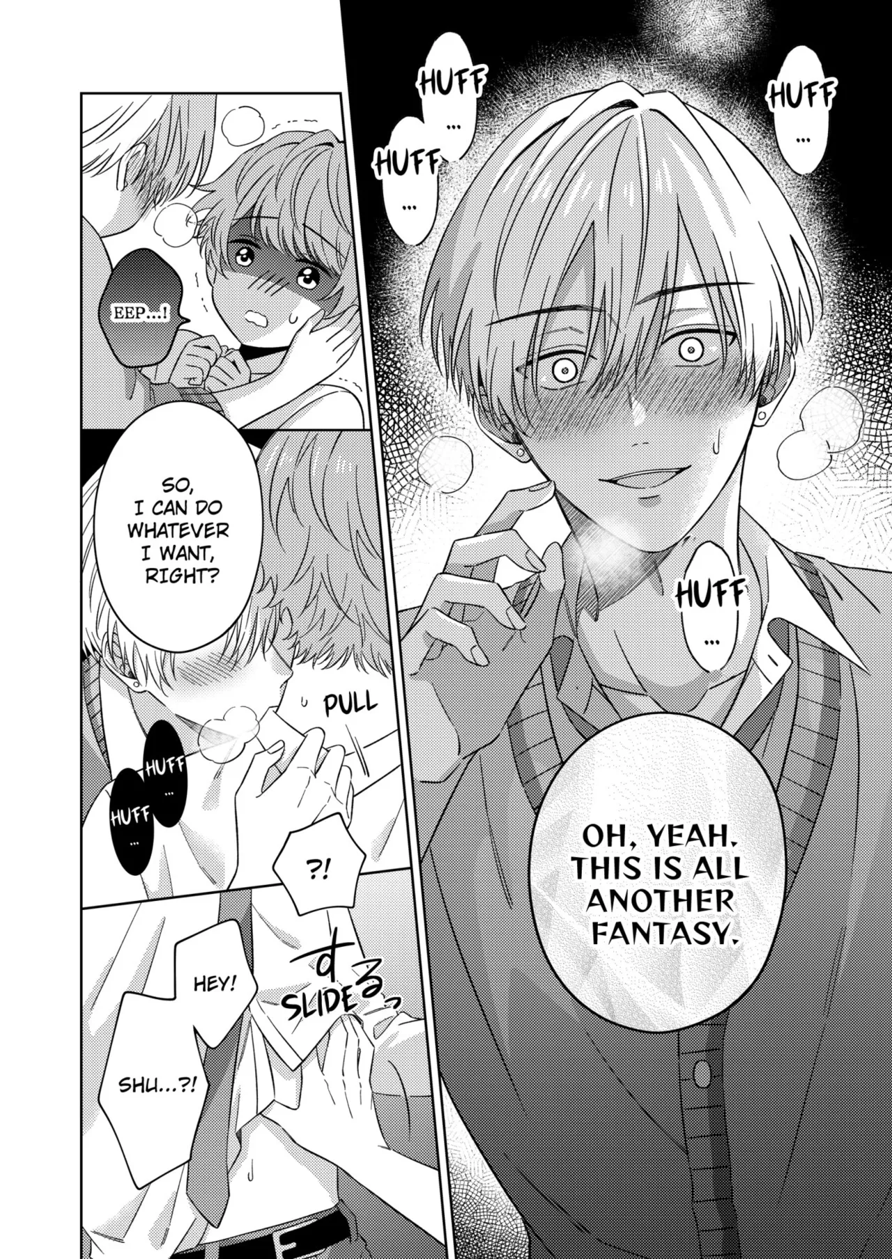 [Naruse Yori] Nanami-kun no Fukenzen na Mousouheki | Nanami's Indecent Fantasies Chapter 1-6 [English] page 19 - full censorship males only hentai manga - read online free