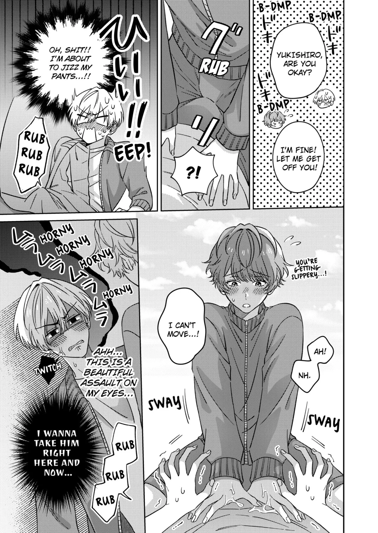 [Naruse Yori] Nanami-kun no Fukenzen na Mousouheki | Nanami's Indecent Fantasies Chapter 1-6 [English] page 38 - full censorship males only hentai manga - read online free