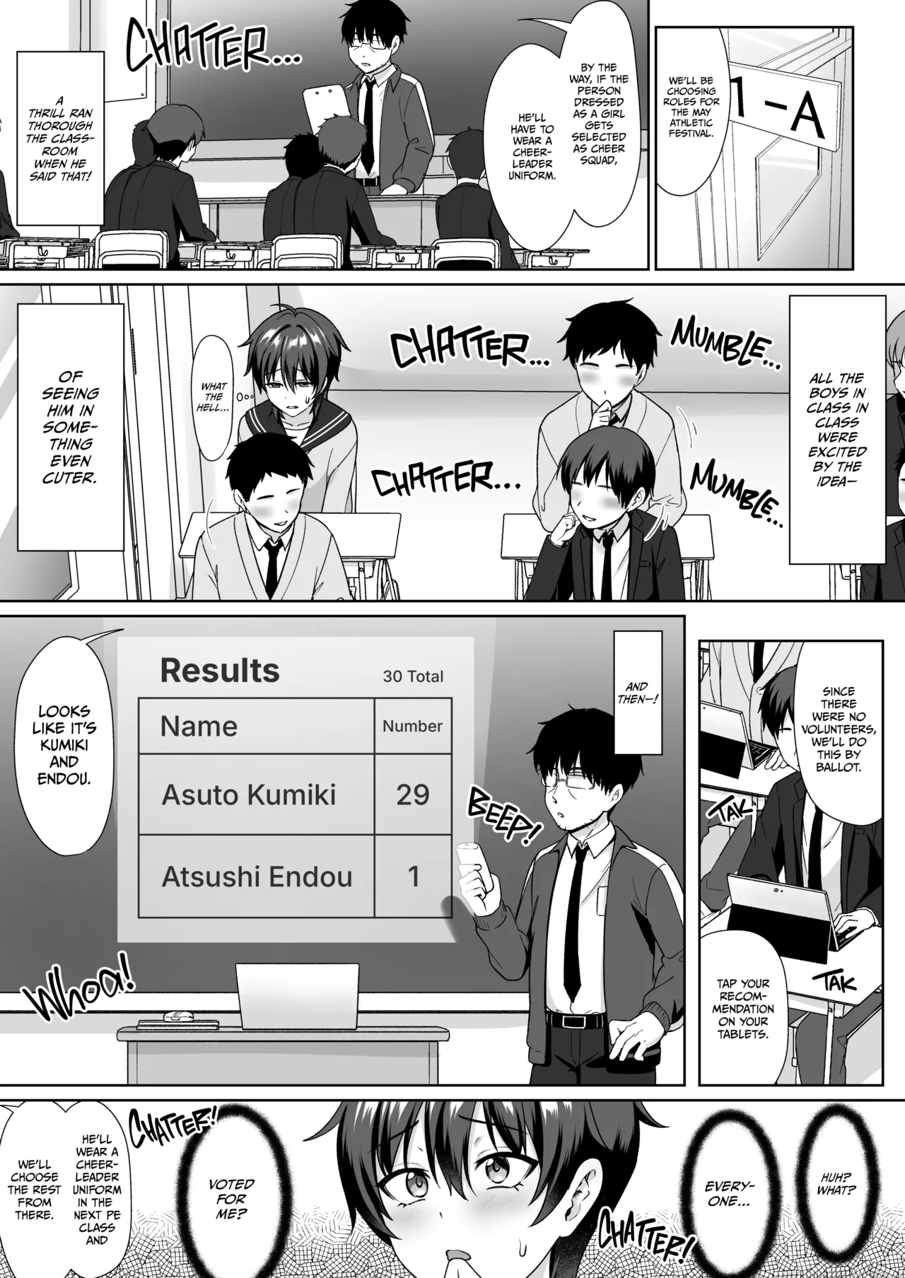 Danshikou de Ore Dake Josou no Class 2 | Crossdressing in a Boys School 2 - Page 6