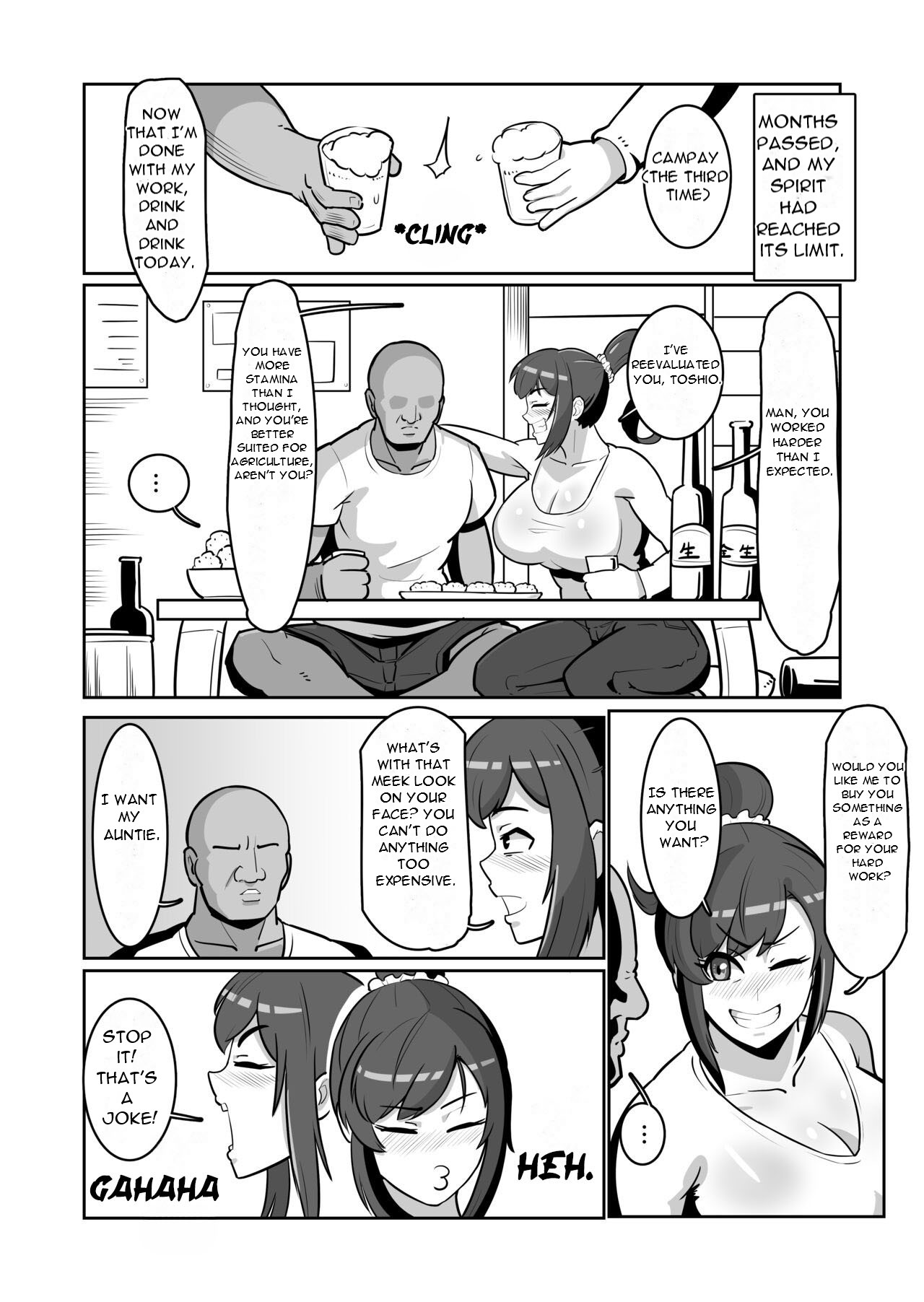 [Boundary] Bote Oba ~Isourou Saki no Oba-san o Haramasete Botebara Sex Zanmai!~ | Pregnant Aunt ~Get Your Aunt Pregnant and Have Lots of Sex with Her~ [English] [DarklordMTLs] page 9 original parody - sole female sole male hentai manga - read online free