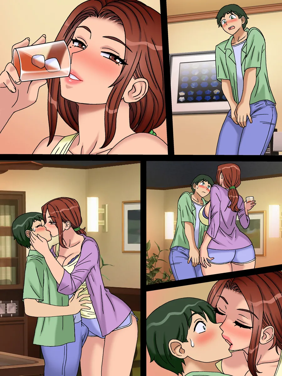 [Chikashitsu (GADEN)] Kodomo no Dekinai Oji-san no Kawarini Boku ga Oba-san o Ninshin Sasemashita. page 116 original parody - sole female sole male hentai manga - read online free