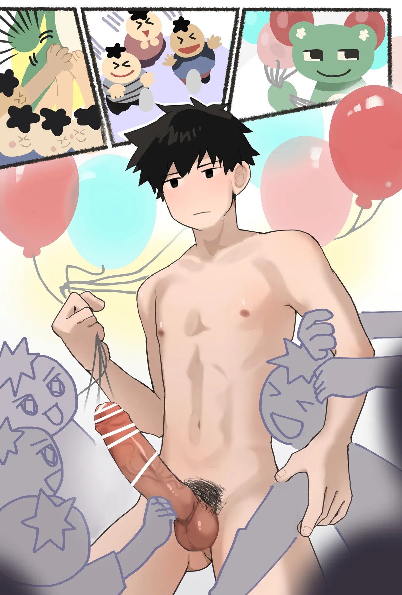 胃袋西口公園 page 53 original parody - males only yaoi hentai manga - read online free