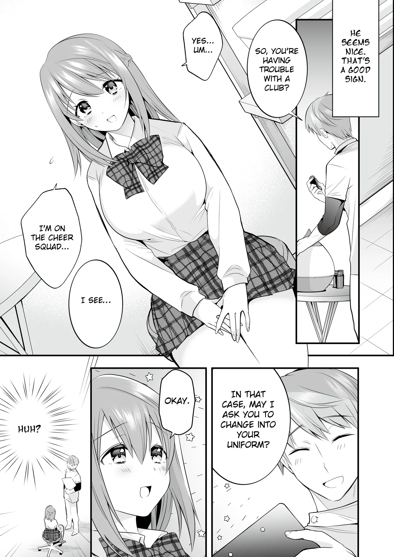 [RefRevo Comic (Mori Guruta)] Houkago Hatsujou Massage ~Ranman Cheer Buin no Kairaku Zetchou~ | Erotic After School Massage ~Cheerleader Reaches the Peak of Pleasure~ [English] page 9 original parody - sole female sole male hentai manga - read online free