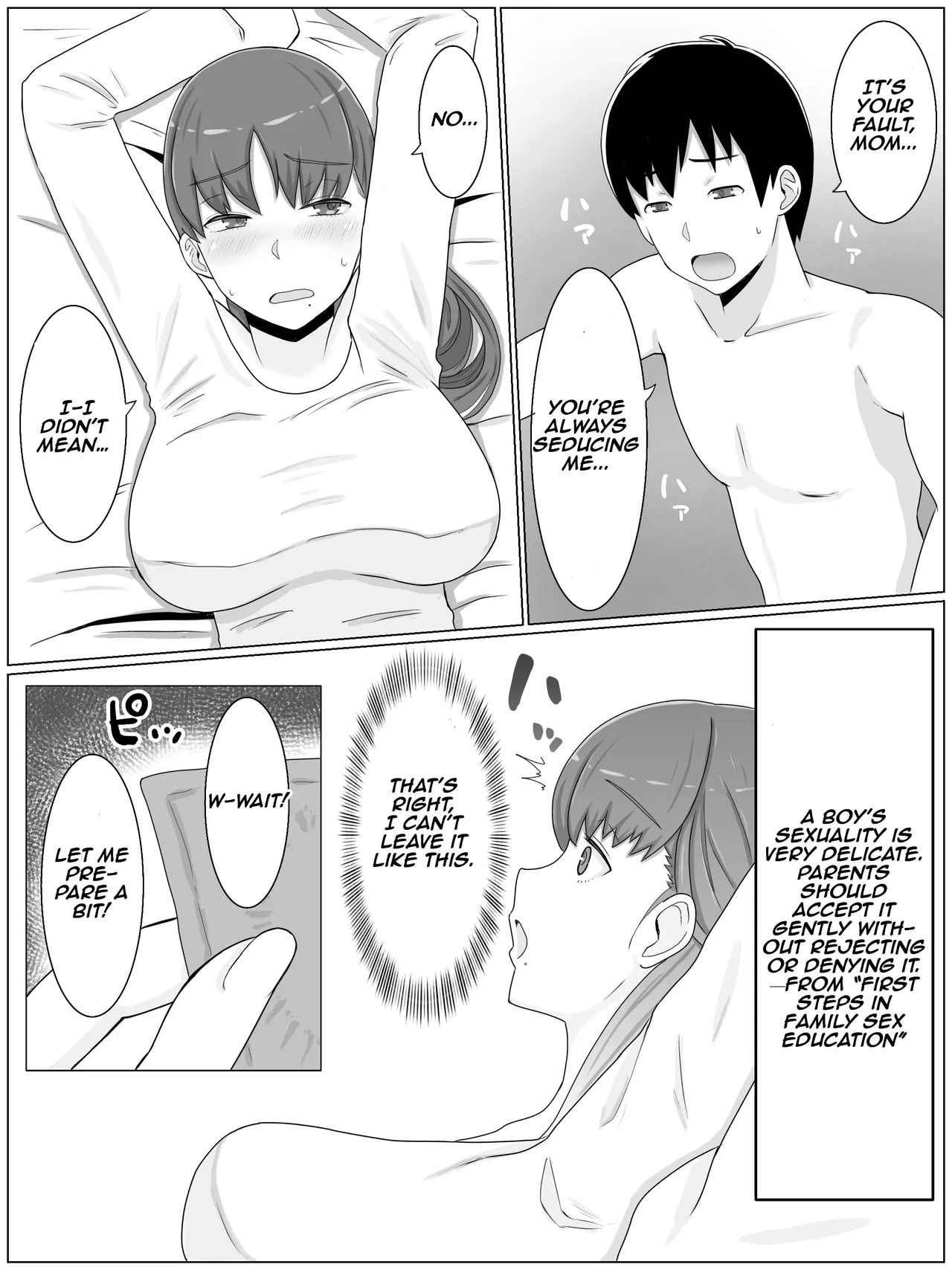 [Saimonke] Kaa-san to Shitai Koto ~Musuko no Kodane de Haramu Kyonyuu Haha | Things I want to do with Mom ~ A busty mother pregnant with her son’s seed  [English] [Aishi21] page 14 original parody - sole female sole male hentai manga - read online free