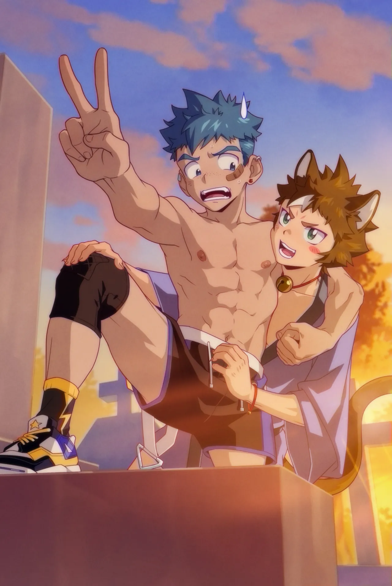 April 2022 Plan A page 18 original parody - yaoi hentai manga - read online free