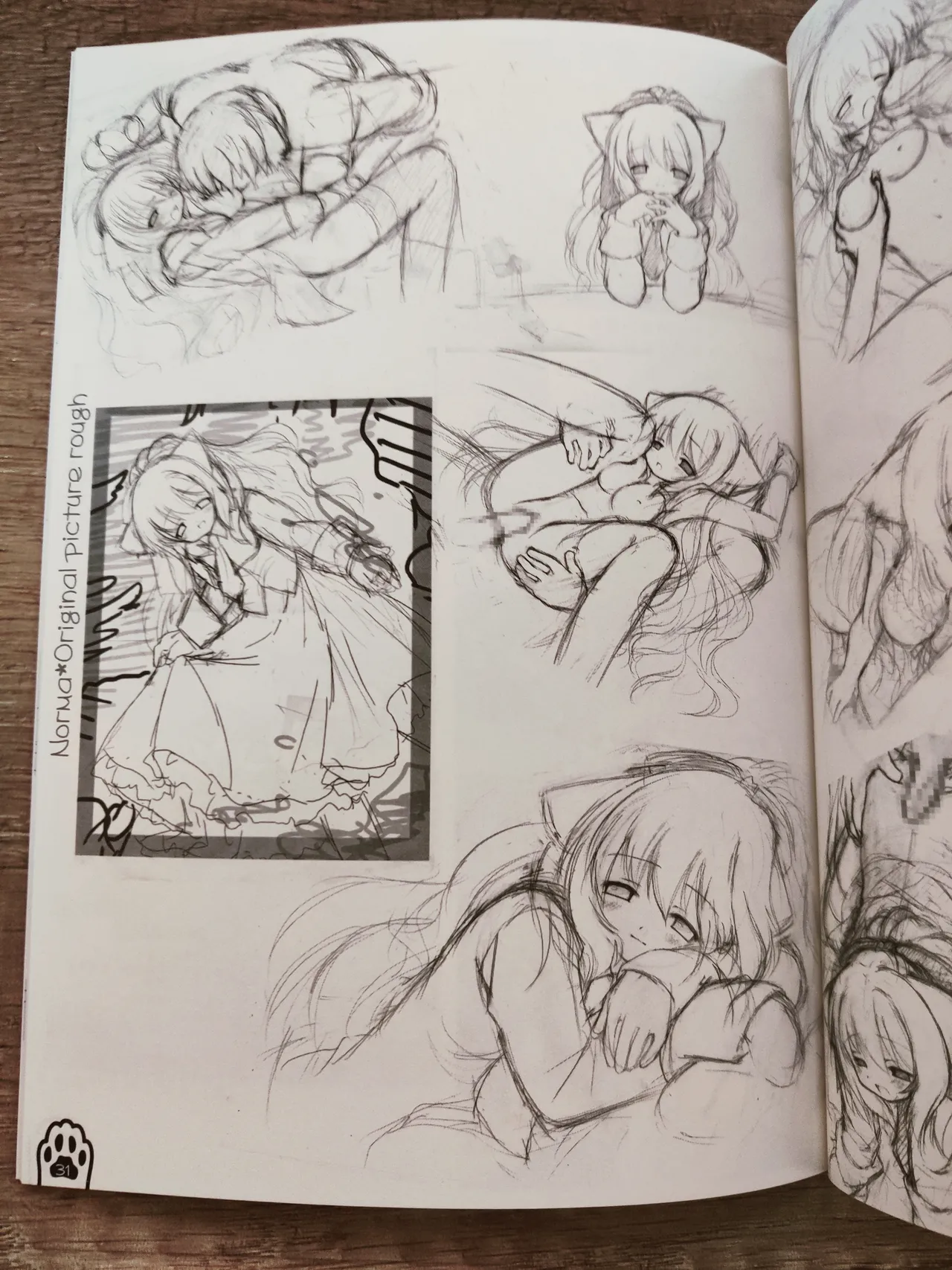 Neko Kawaigari! Original Picture And Rough Sketches Book - Page 28