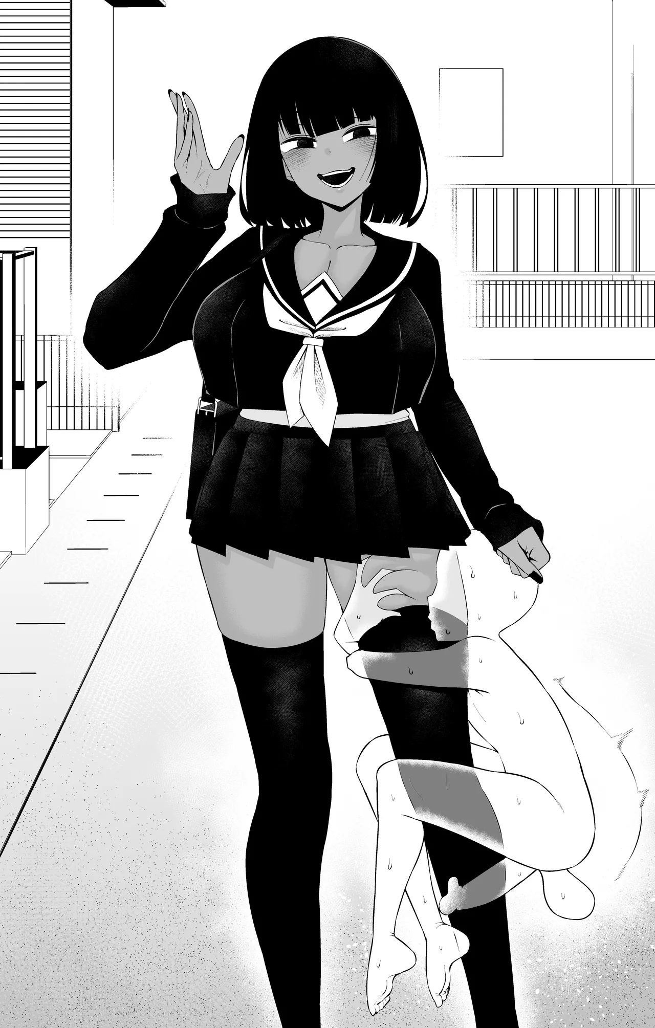 [Ankoman] Kokukoku-san wa shirajirashī 19. 1-Wa [Chinese] [黎欧出资汉化] page 9 original parody - big breasts dark skin hentai manga - read online free