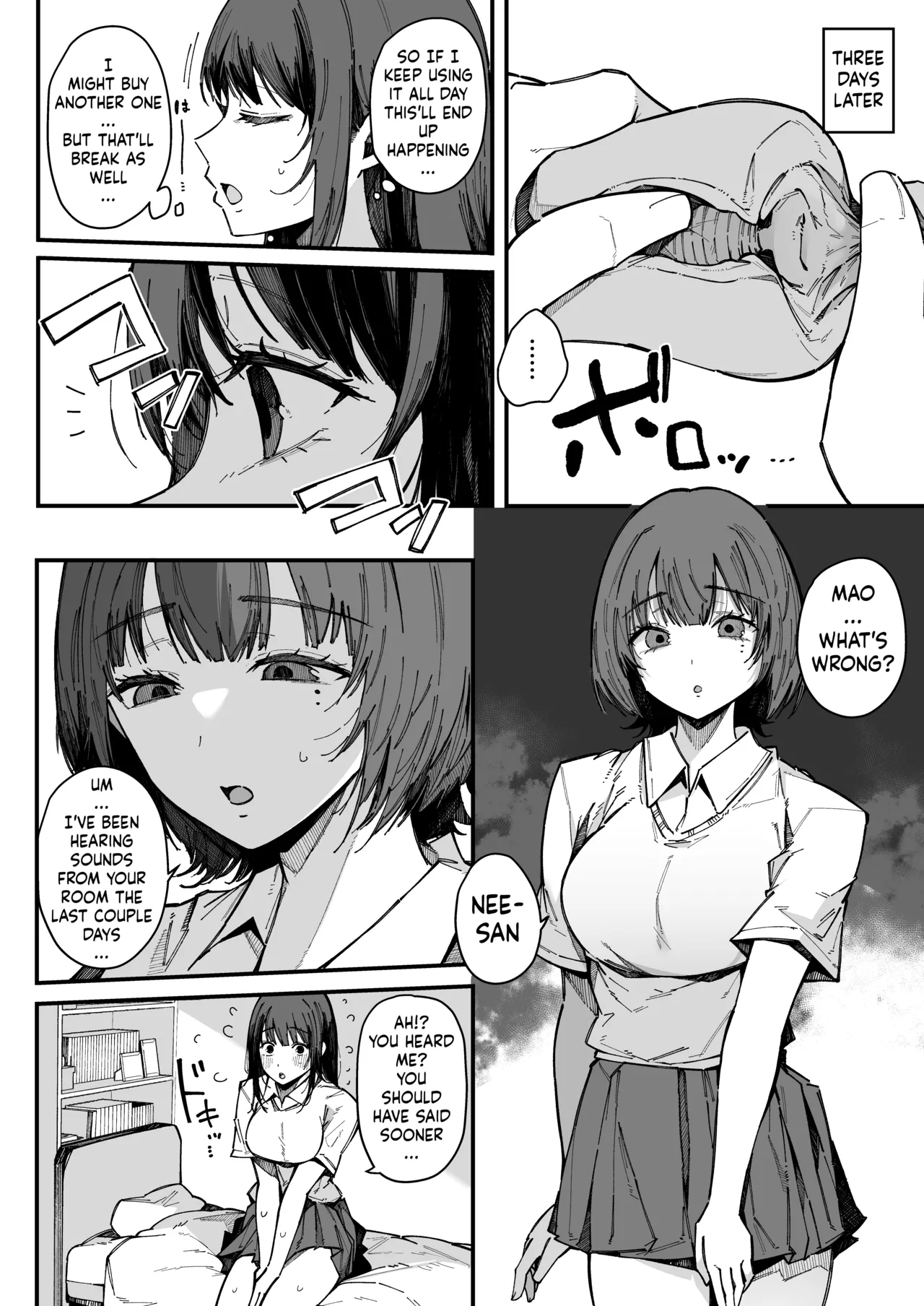 Onee-chan Shasei Chuudoku + Additional Chapters 1&2 page 11 original parody - squirting futanari hentai manga - read online free