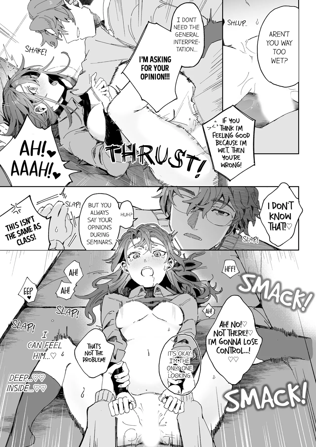 [Otsui Mikage (Otomeshi Mikage)] Kenkyuu Naiyou wa Seikan Kaihatsu!? ~Wata-chan wa Kyouju no H na Jikkendai~ | Researching Sexual Development!? -Wata Becomes Her Professor's Test Subject for Sex- Chapter 1-7 [English] page 18 - full censorship pantyhose hentai manga - read online free