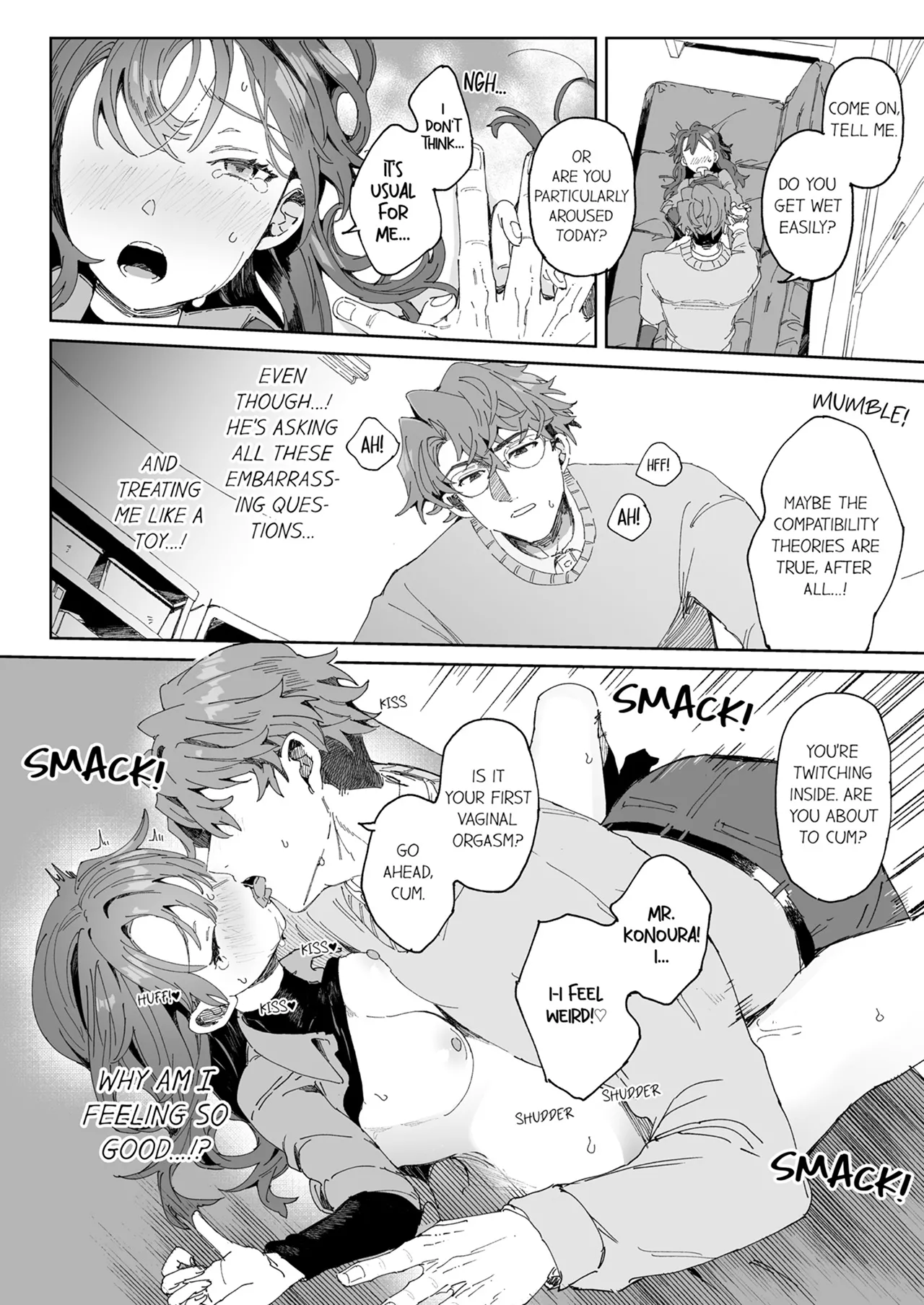 [Otsui Mikage (Otomeshi Mikage)] Kenkyuu Naiyou wa Seikan Kaihatsu!? ~Wata-chan wa Kyouju no H na Jikkendai~ | Researching Sexual Development!? -Wata Becomes Her Professor's Test Subject for Sex- Chapter 1-7 [English] page 19 - sole female sole male hentai manga - read online free