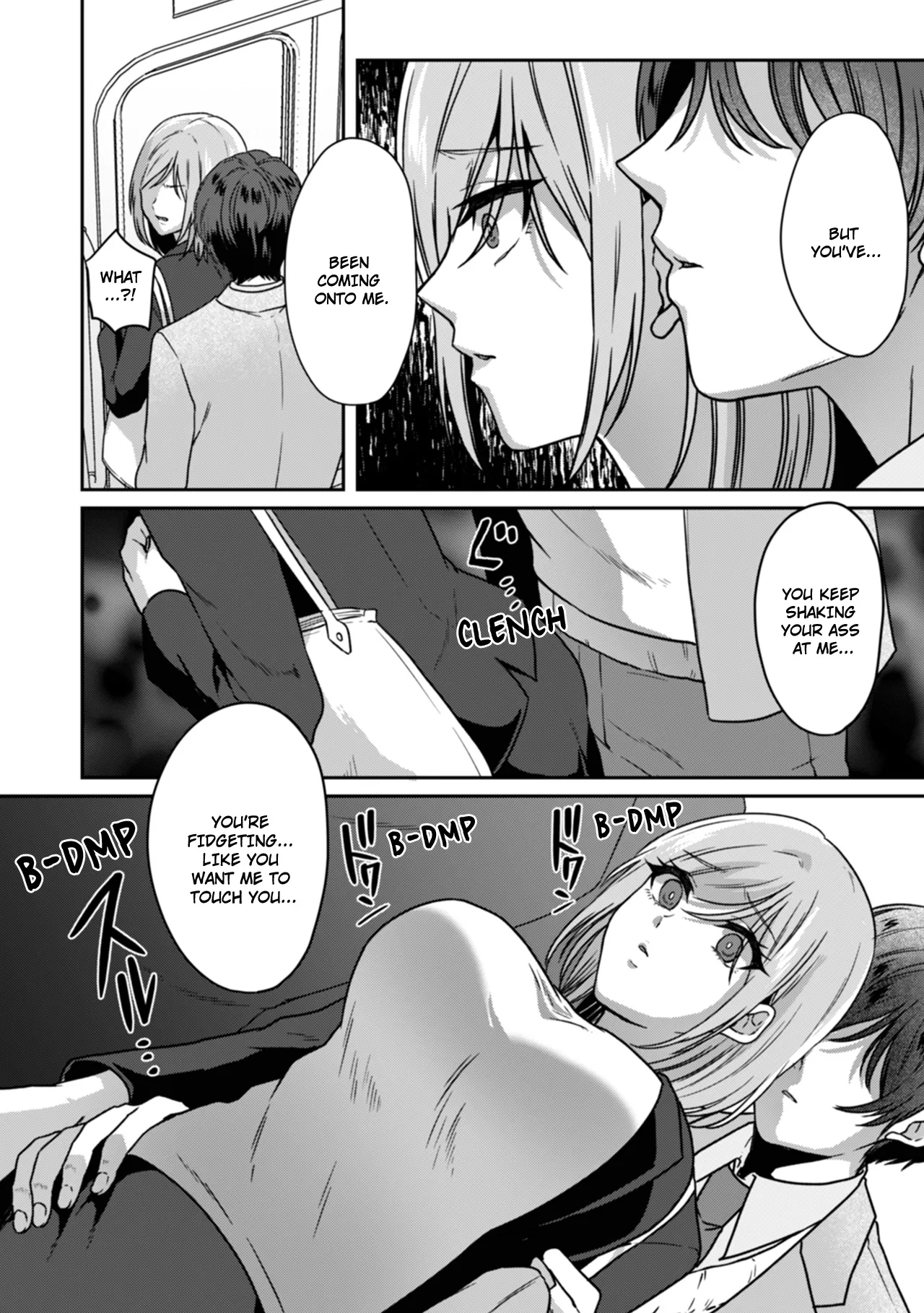 Manin Densha de Shikkin Sunzen!? Chikan Danshi no Ijiwaru na Yubi de Ikasare Tsuzuketa OL | Almost Pissing on a Crowded Train?! #1-10 page 10 - big breasts chastity belt hentai manga - read online free