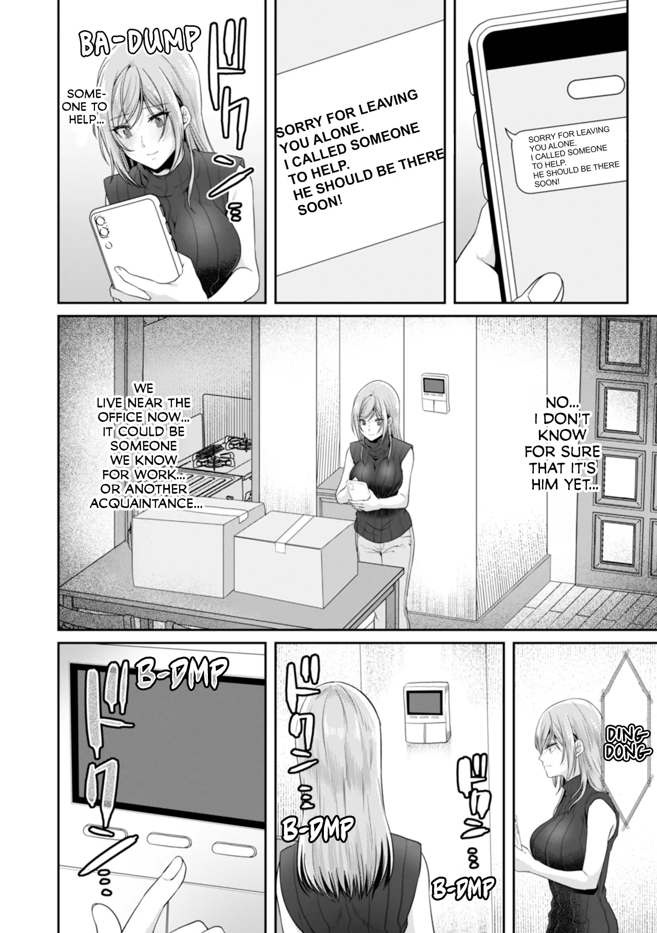 Manin Densha de Shikkin Sunzen!? Chikan Danshi no Ijiwaru na Yubi de Ikasare Tsuzuketa OL | Almost Pissing on a Crowded Train?! #1-10 page 149 - big breasts chastity belt hentai manga - read online free