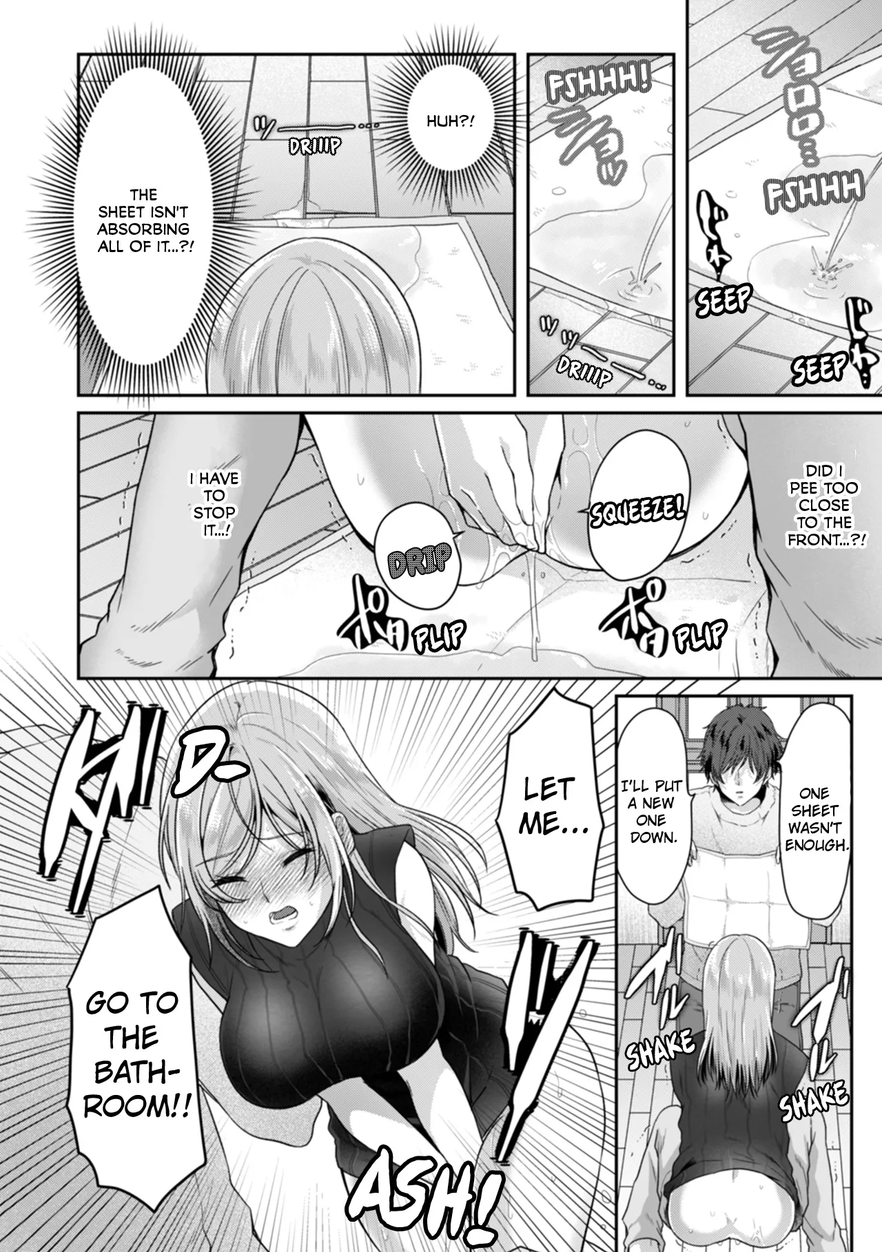 Manin Densha de Shikkin Sunzen!? Chikan Danshi no Ijiwaru na Yubi de Ikasare Tsuzuketa OL | Almost Pissing on a Crowded Train?! #1-10 page 159 - big breasts chastity belt hentai manga - read online free