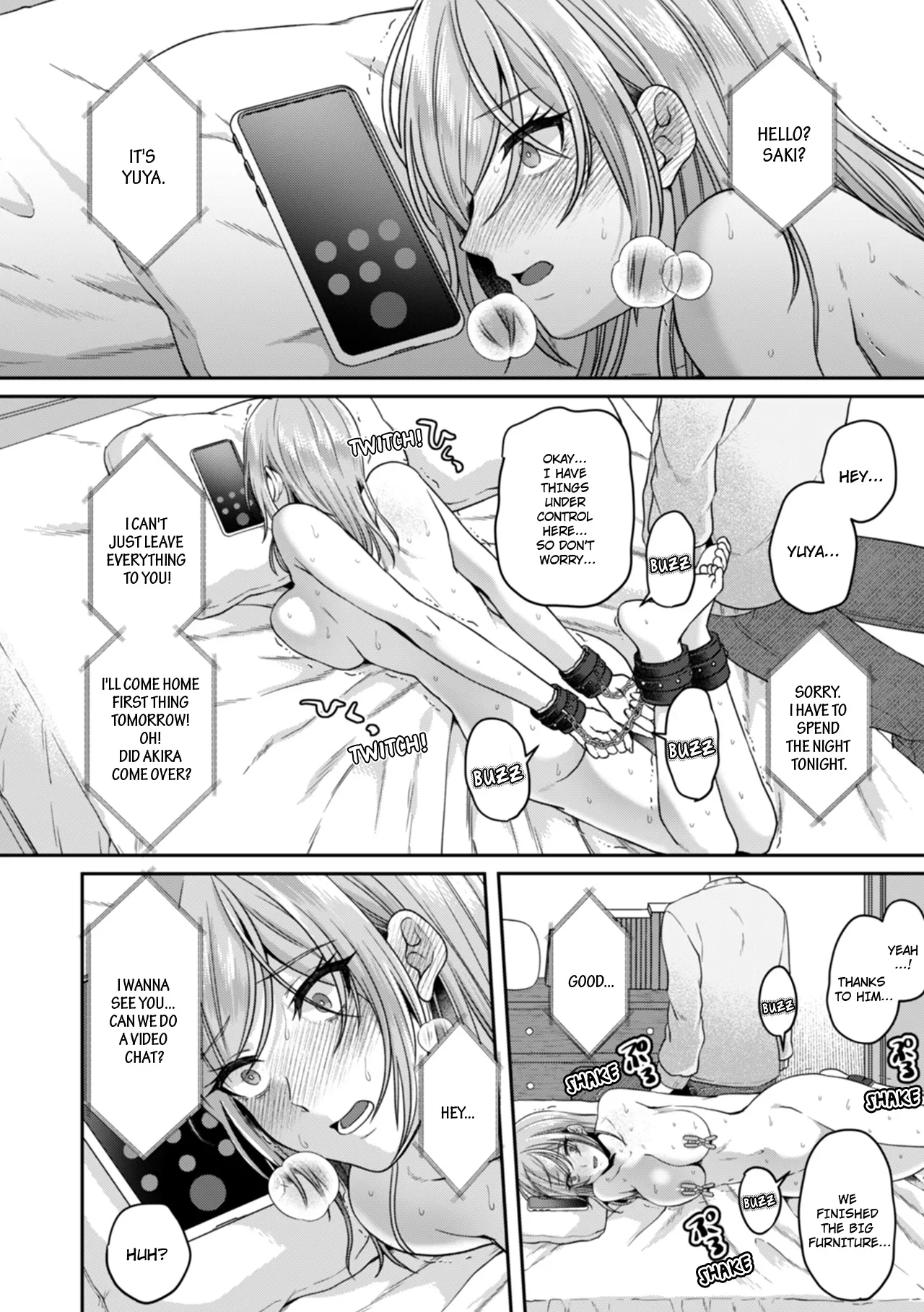 Manin Densha de Shikkin Sunzen!? Chikan Danshi no Ijiwaru na Yubi de Ikasare Tsuzuketa OL | Almost Pissing on a Crowded Train?! #1-10 page 178 - big breasts chastity belt hentai manga - read online free