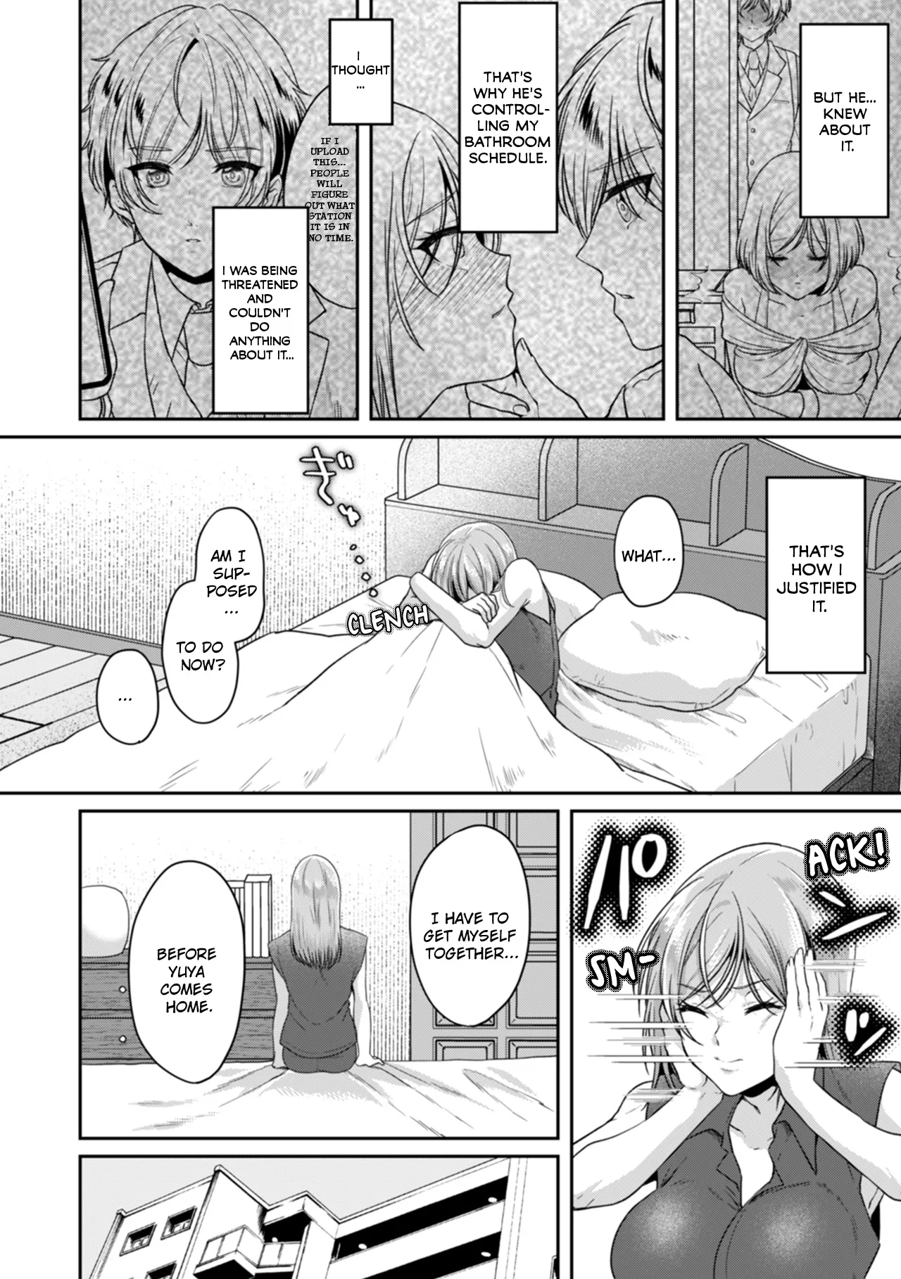 Manin Densha de Shikkin Sunzen!? Chikan Danshi no Ijiwaru na Yubi de Ikasare Tsuzuketa OL | Almost Pissing on a Crowded Train?! #1-10 page 211 - full censorship big breasts hentai manga - read online free