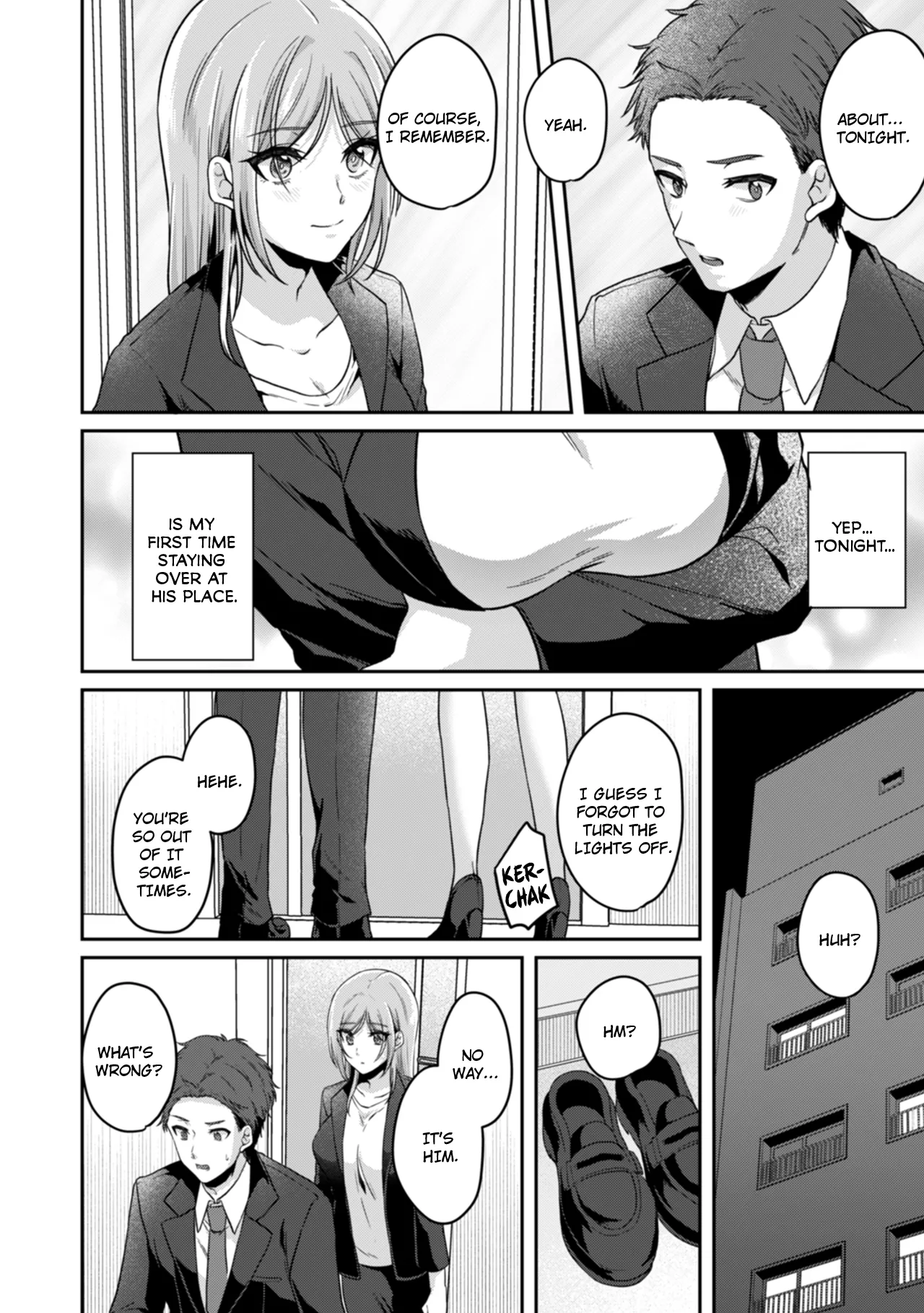 Manin Densha de Shikkin Sunzen!? Chikan Danshi no Ijiwaru na Yubi de Ikasare Tsuzuketa OL | Almost Pissing on a Crowded Train?! #1-10 page 52 - big breasts chastity belt hentai manga - read online free