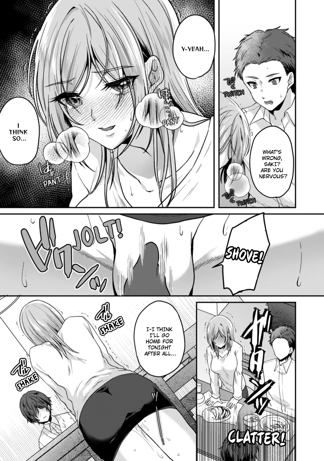 Manin Densha de Shikkin Sunzen!? Chikan Danshi no Ijiwaru na Yubi de Ikasare Tsuzuketa OL | Almost Pissing on a Crowded Train?! #1-10 page 63 - big breasts chastity belt hentai manga - read online free