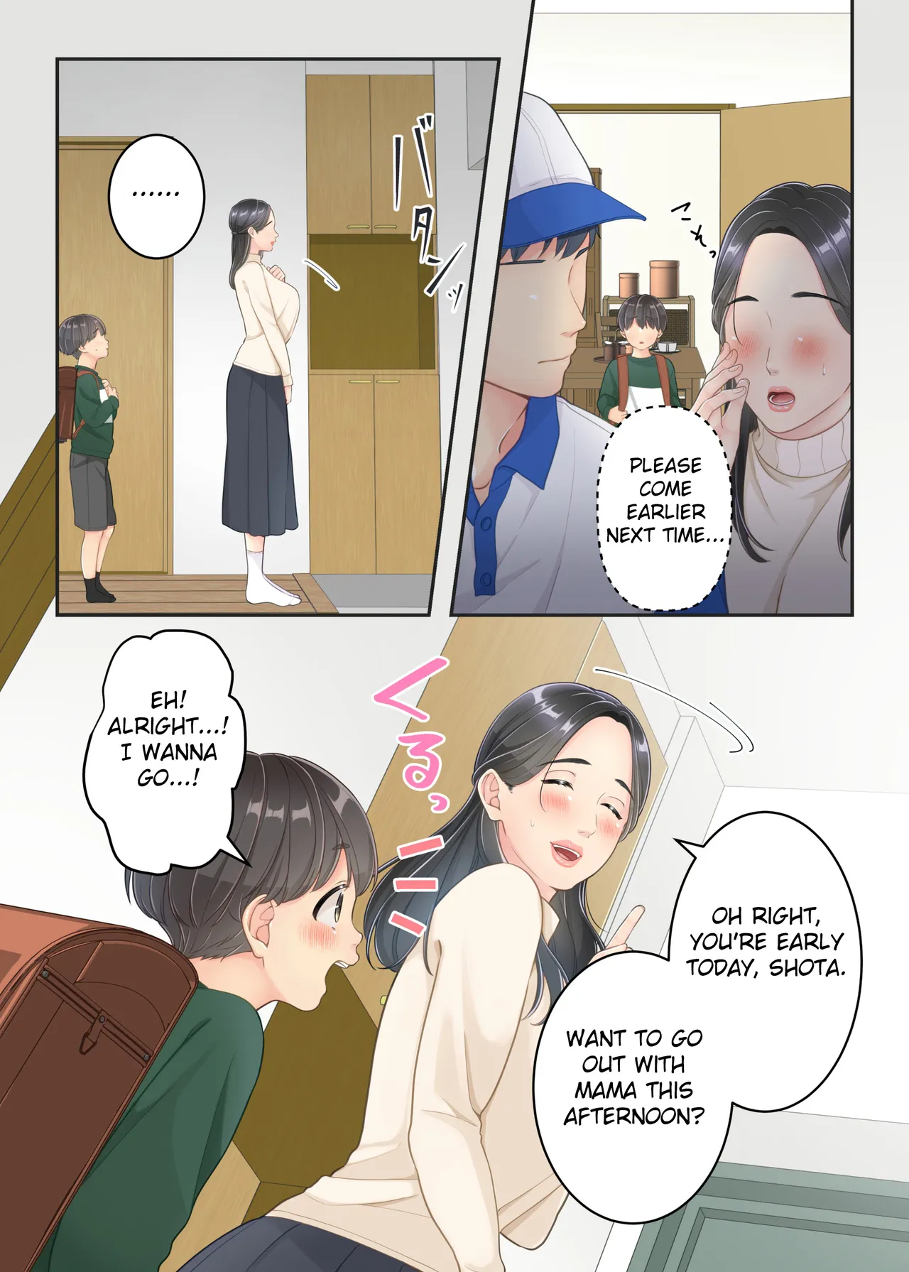 Boku no Mama to Takuhai no Onii-san ga. page 18 original parody - milf big breasts hentai manga - read online free