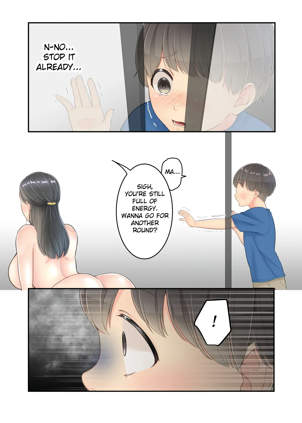 Boku no Mama to Takuhai no Onii-san ga. page 55 original parody - sole female sole male hentai manga - read online free