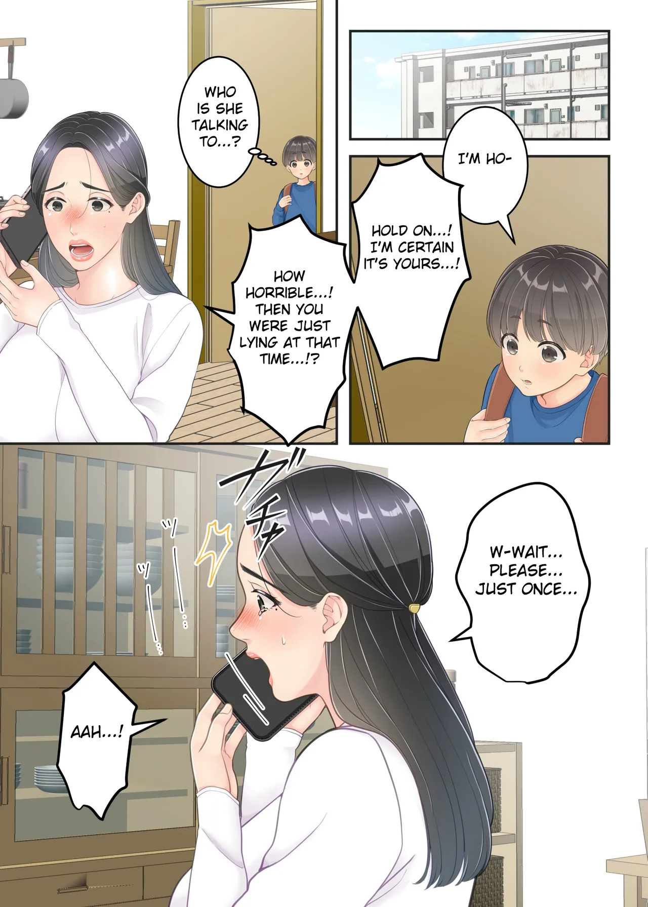 Page 64 of [Yuriko Club] Boku no Mama to Takuhai no Onii-san ga. [English] [Fated Circle]