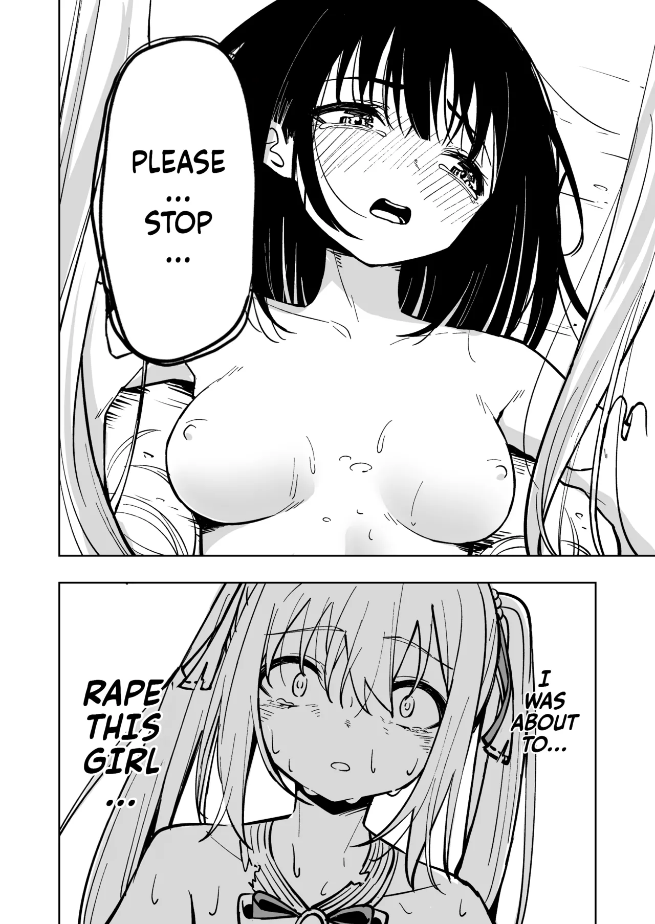 Mahou Shoujo Futanari Haiboku | Magical Girl Futanari Defeat page 38 original parody - full censorship twintails hentai manga - read online free