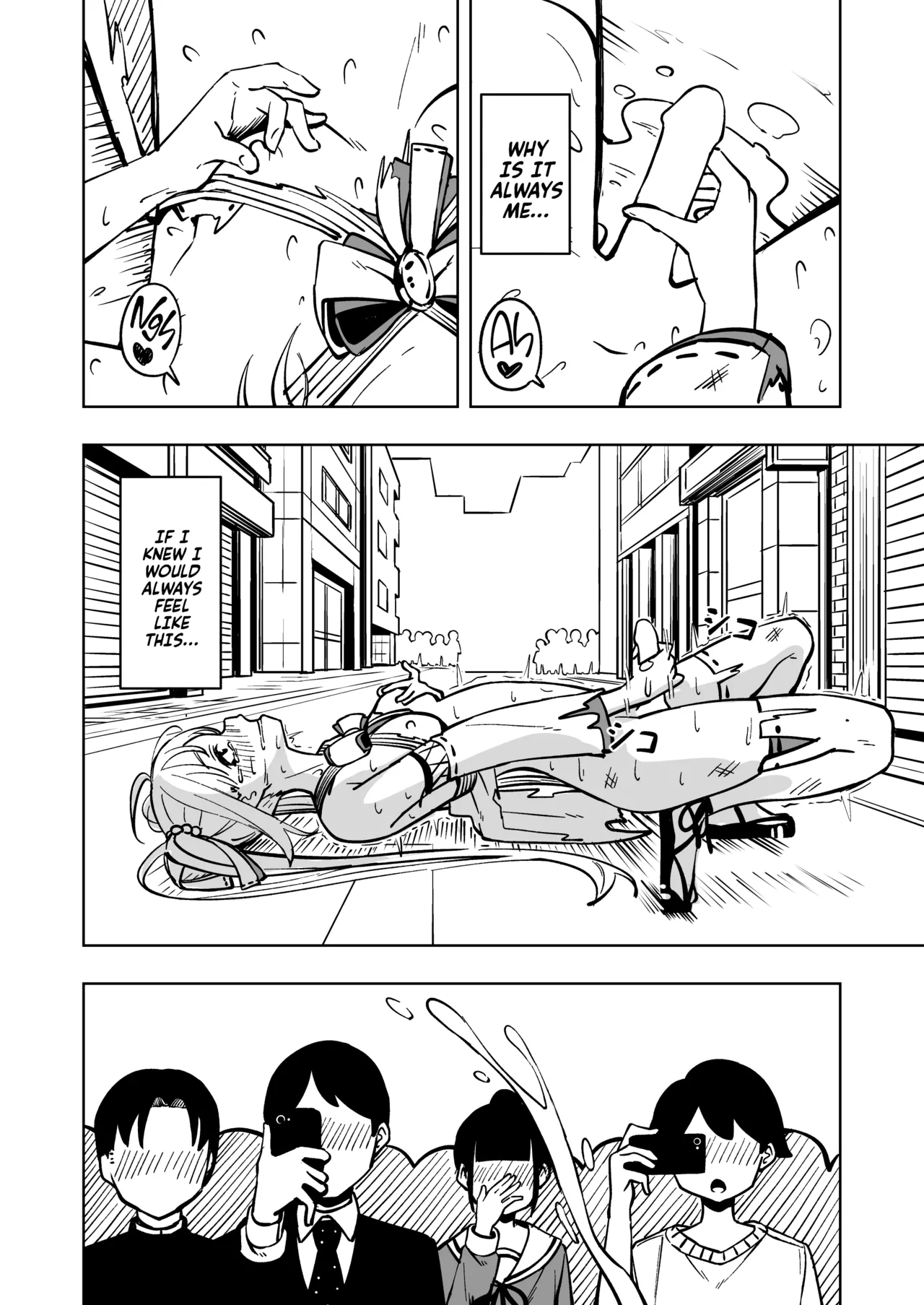 Mahou Shoujo Futanari Haiboku | Magical Girl Futanari Defeat page 40 original parody - full censorship twintails hentai manga - read online free