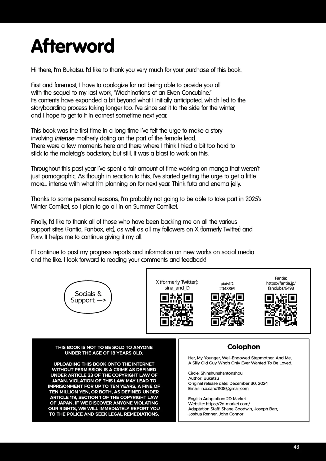 [Shinshunshantonshou (Bukatsu)] Yurufuwa Kyonyuu no Toshishita Mama to Aisaretakatta Oji-san no Ore |  Her, My Younger Well-Endowed Stepmom, and Me, a Sill Old Guy Who’s Only Ever Wanted to Be Loved [English] {2d-market.com} [Decensored] [Digital] page 50 original parody - sole female sole male hentai manga - read online free