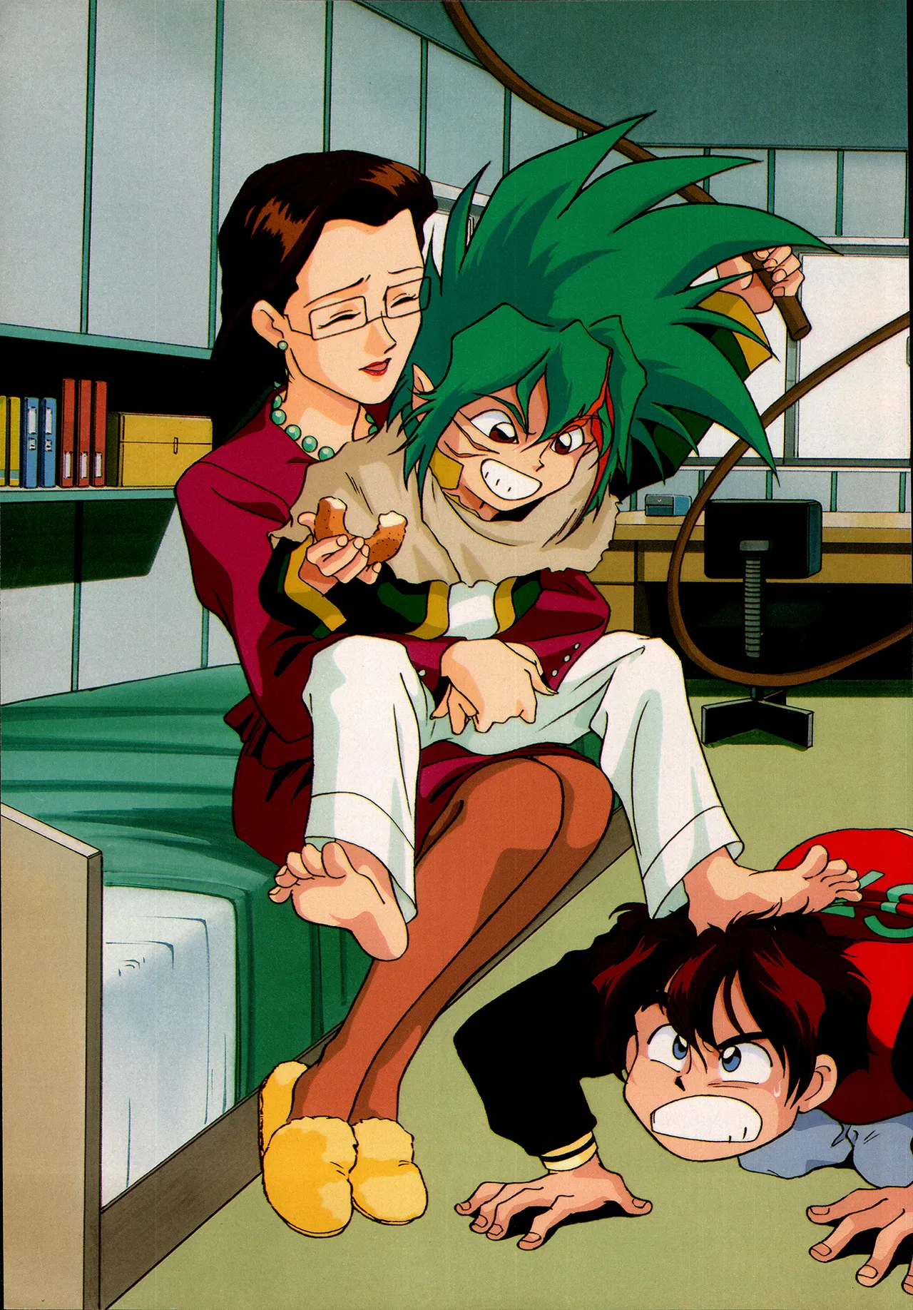 Animedia 1993 February page 9 sailor moon parody - artbook hentai manga - read online free