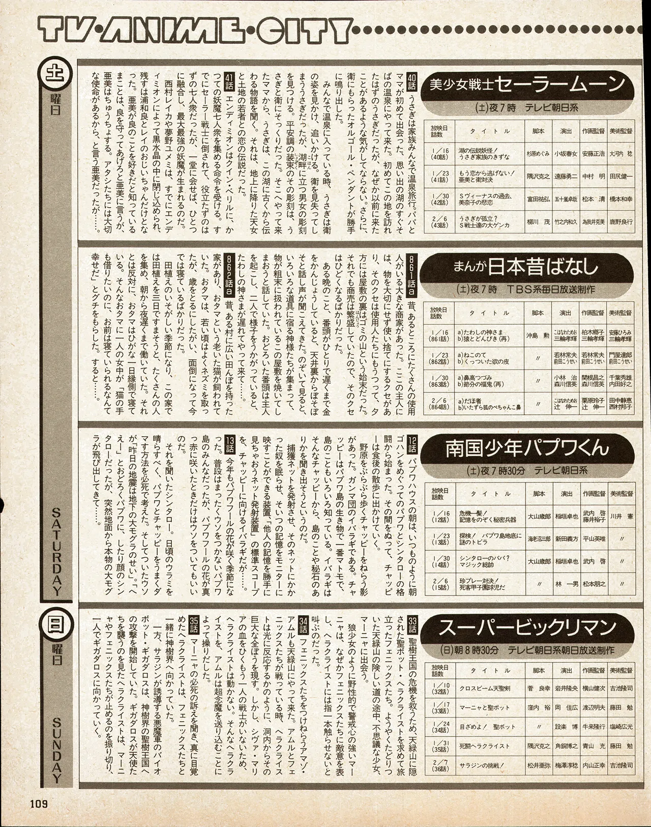 Animedia 1993 February page 99 sailor moon parody - artbook hentai manga - read online free