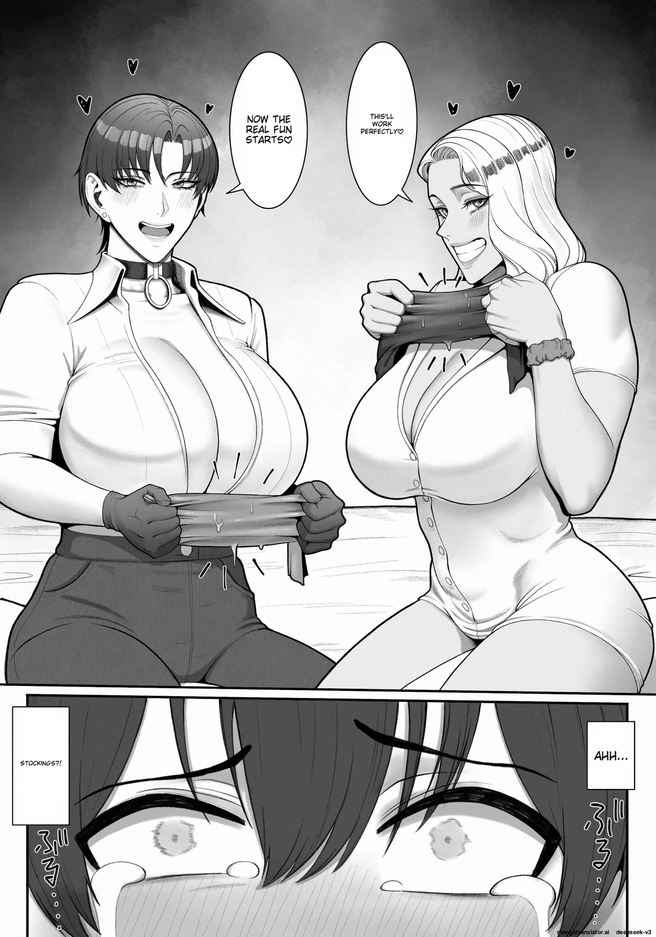 Sakusei Tantou Onee-san 2 page 52 original parody - sole male thigh high boots hentai manga - read online free