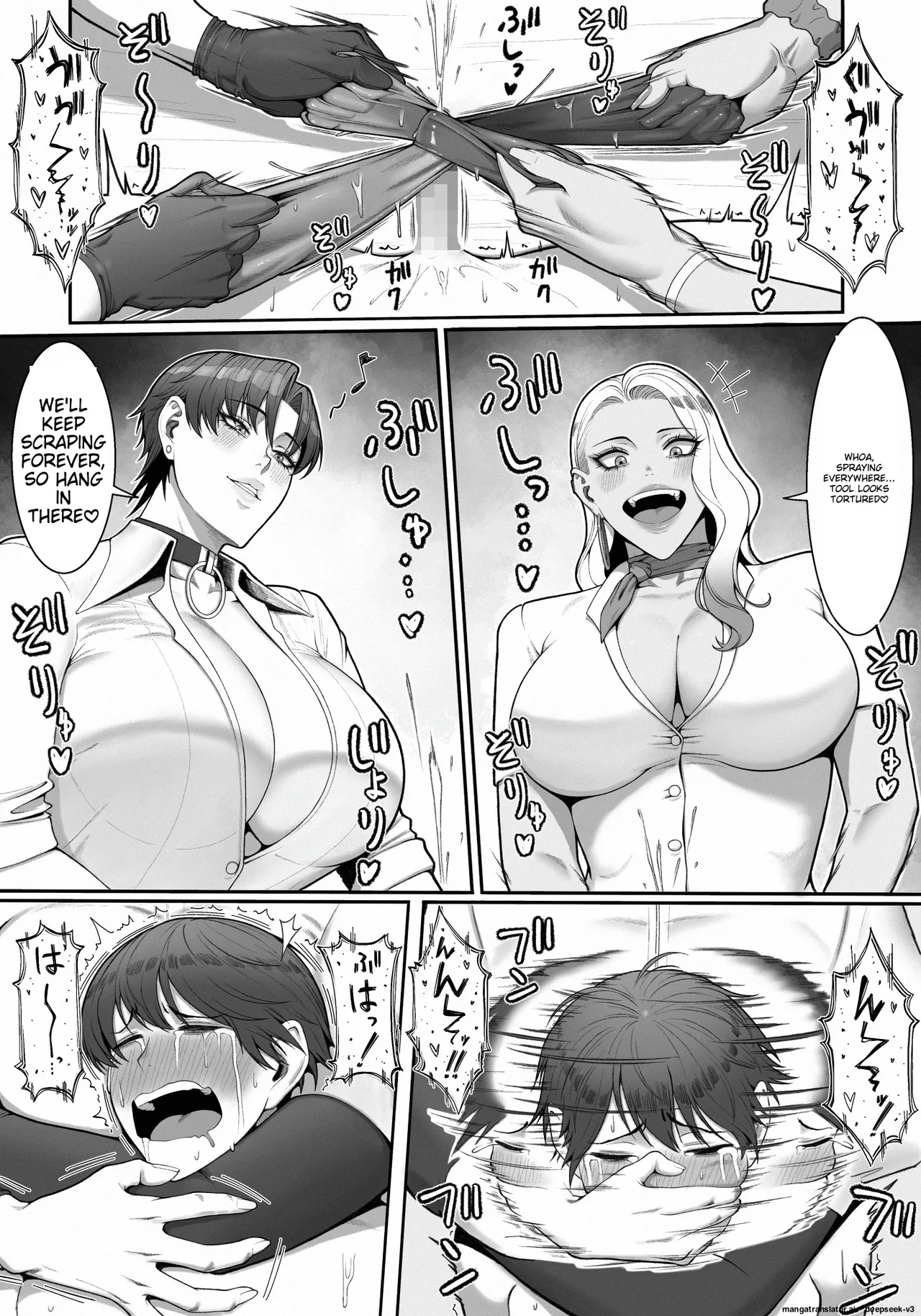 Sakusei Tantou Onee-san 2 page 60 original parody - sole male thigh high boots hentai manga - read online free