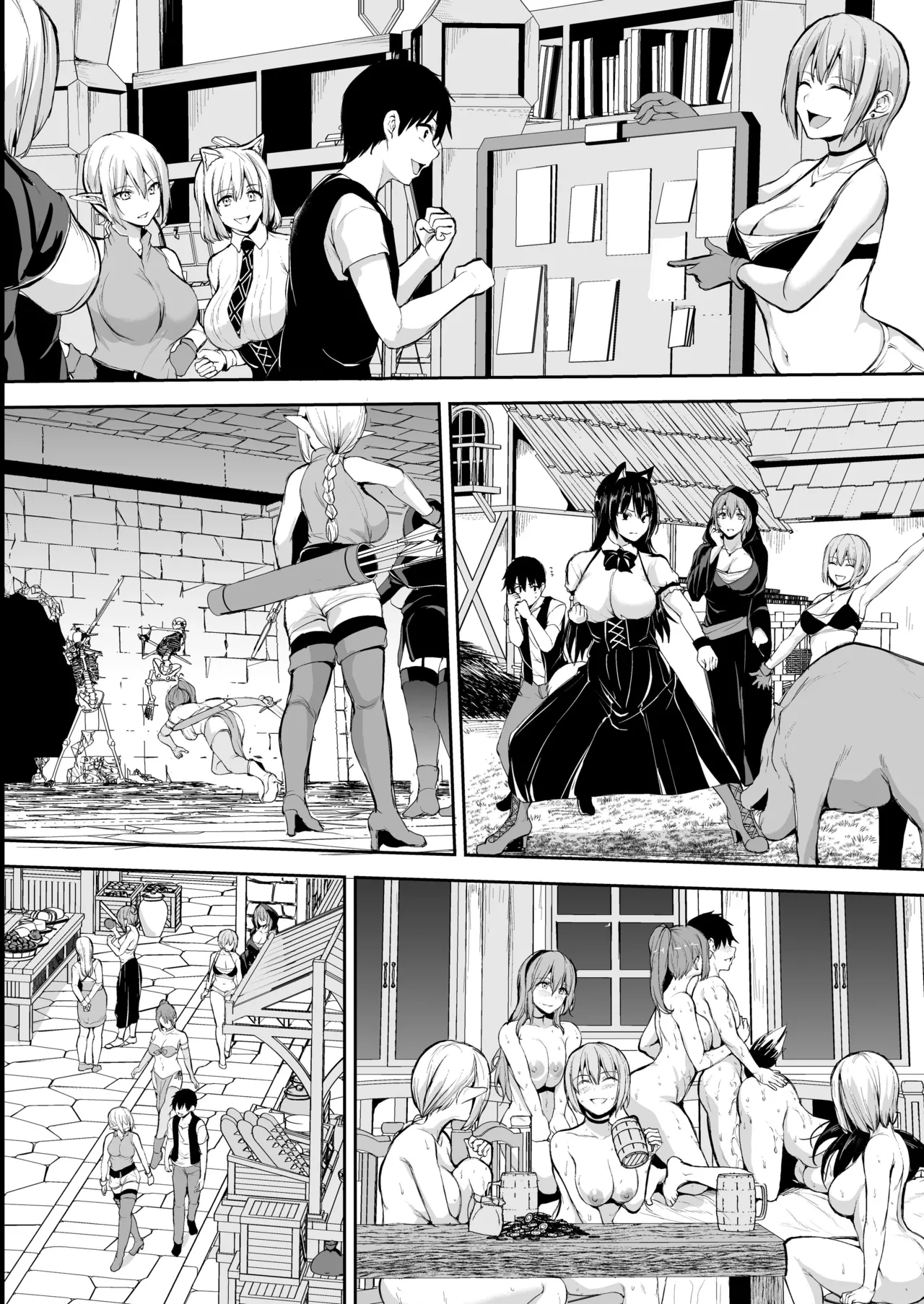 異世界ハーレム物語1-9.5 page 499 original parody - elf milf hentai manga - read online free
