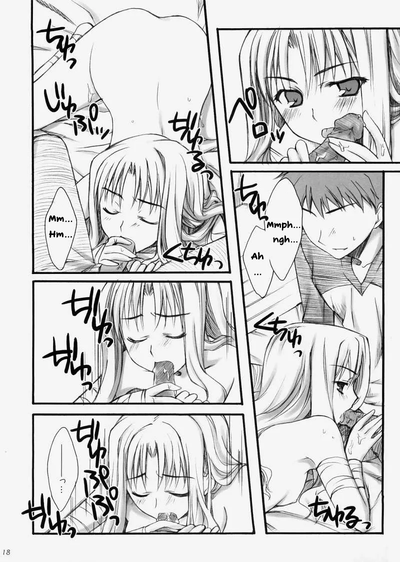 Rin page 17 featuring caren ortensia fate hollow ataraxia parody - sole female sole male hentai manga - read online free