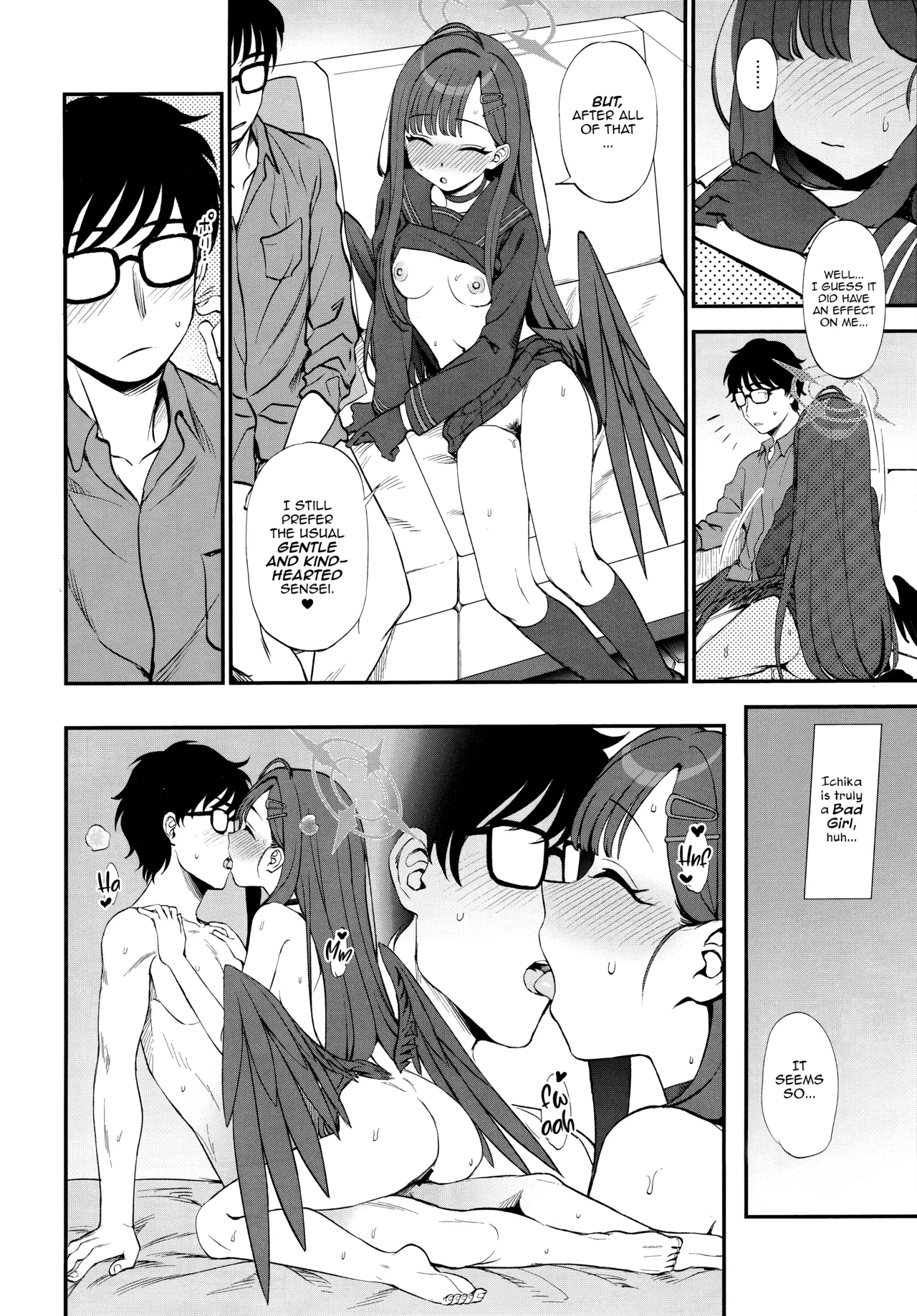 Sensei, Chotto Iissuka? | Sensei, Got a sec~? page 17 featuring sensei blue archive parody - sole female sole male hentai manga - read online free