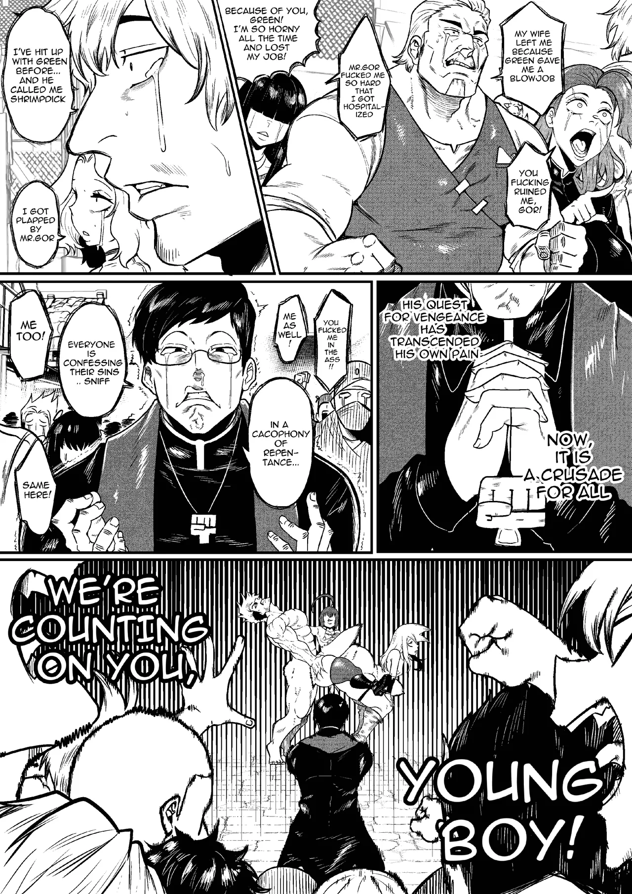 GxG l The Series Young boy revenge page 62 original parody - kissing piercing hentai manga - read online free