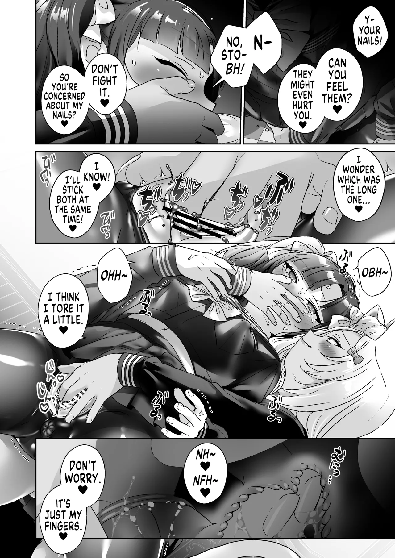 [Koko de Chikubi o Hitotsumami (Juurouta)] Shoujo Ochi -Ron-chan to Hajimete Course- | Falling for Being a Girl: My First Session With Lon-chan [English] [GTF] [Digital] page 28 original parody - females only schoolgirl uniform hentai manga - read online free