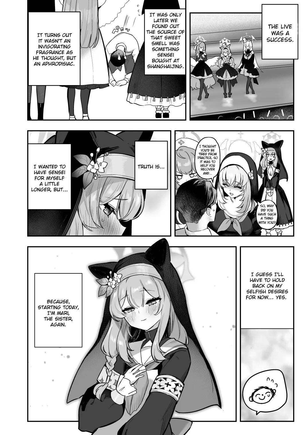 Dokidoki Idol Lesson page 27 featuring mari iochi blue archive parody - wings unusual pupils hentai manga - read online free