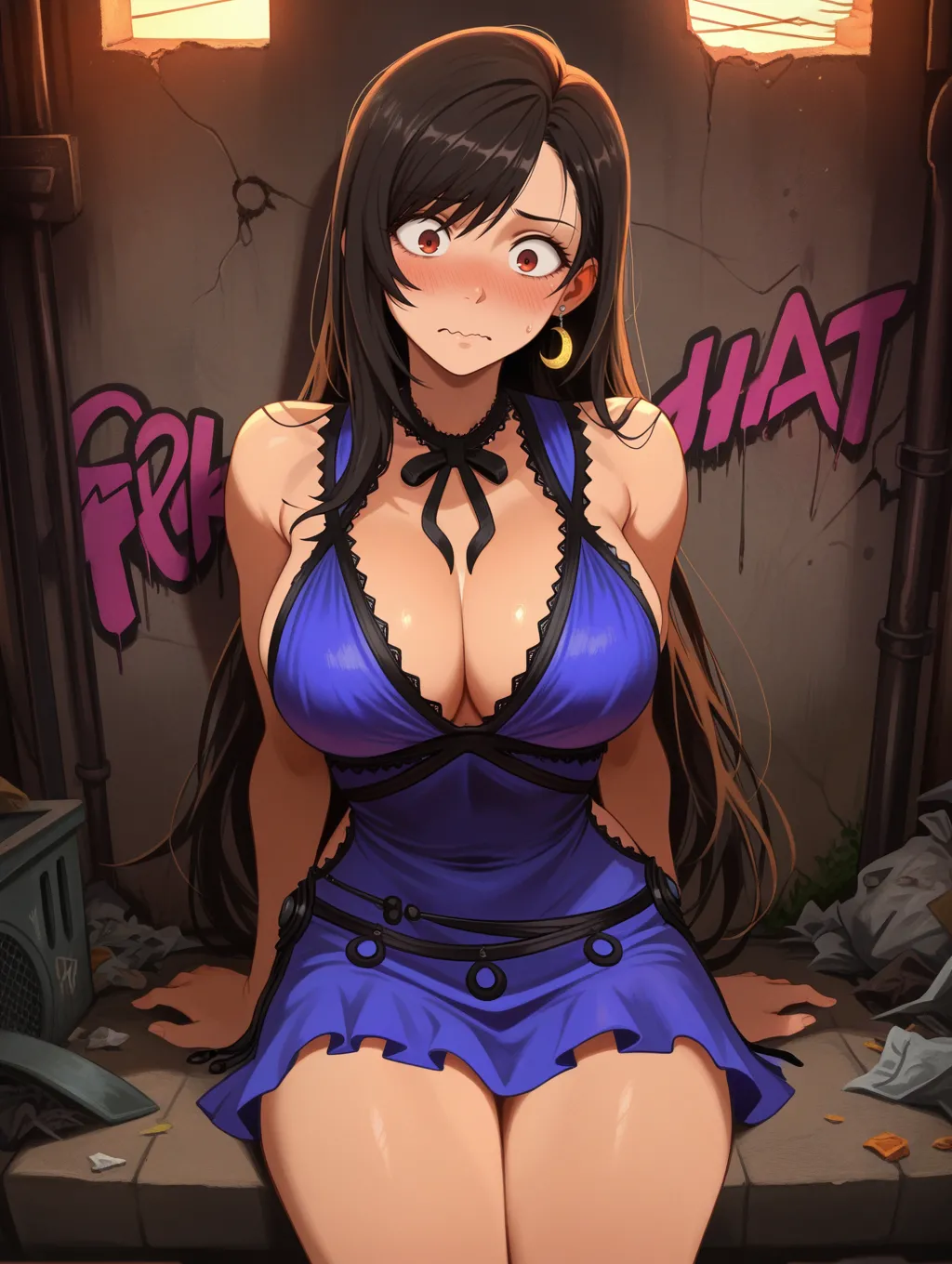 Tifa Lockhart | Final Fantasy waifuinvoker ai generated - Page 17