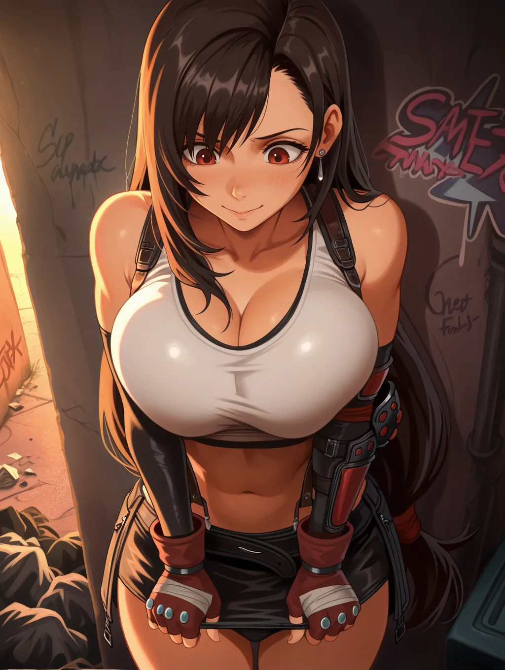 Tifa Lockhart | Final Fantasy waifuinvoker ai generated page 69 featuring tifa lockhart final fantasy vii parody - big breasts uncensored hentai manga - read online free