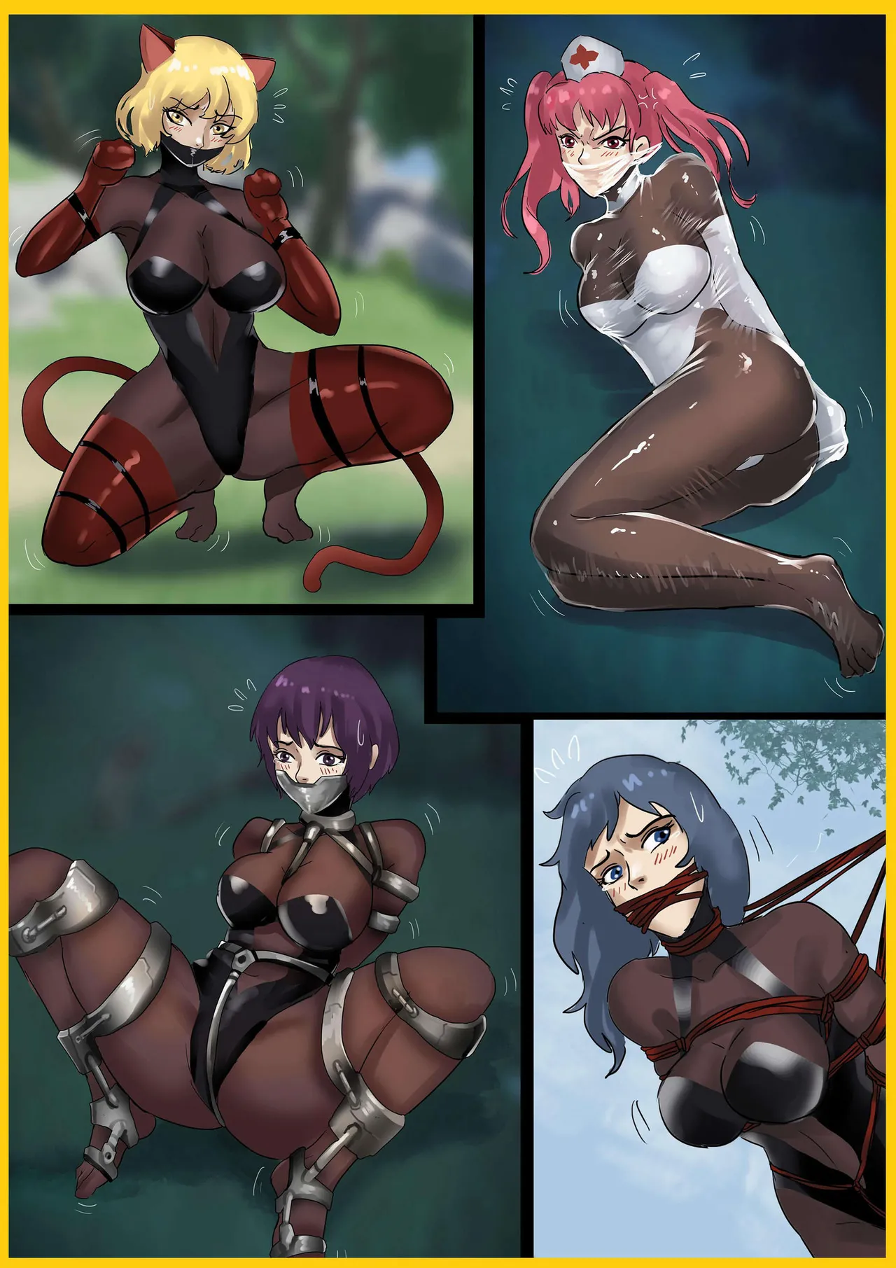 绝地求生缚美比赛 01-02 page 17 original parody - gag bondage hentai manga - read online free