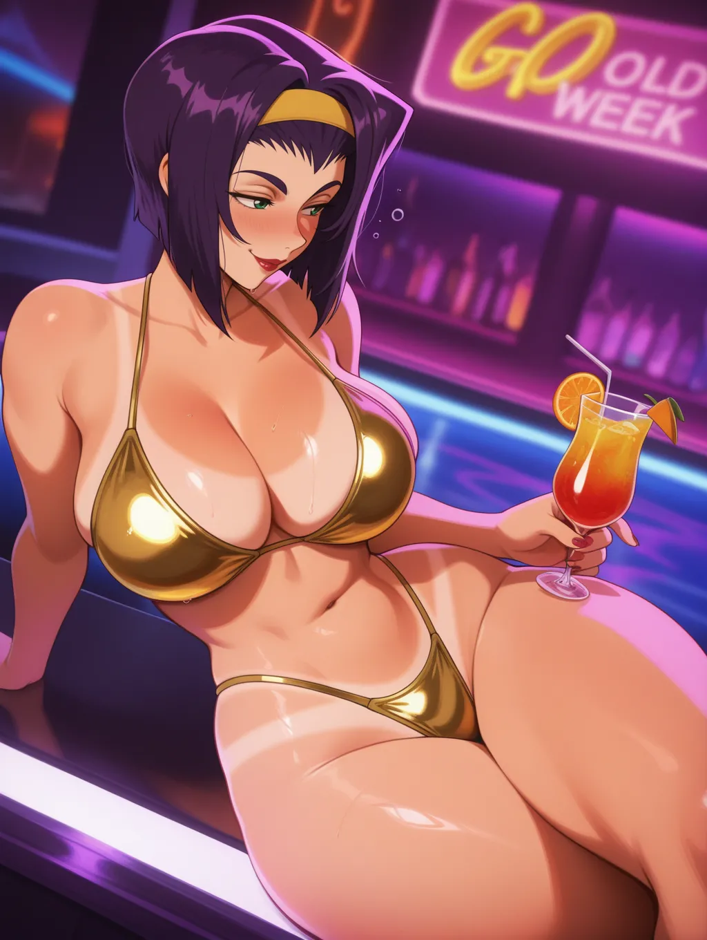 Faye Valentine | Cowboy Bebop 🍸🪩 waifuinvoker ai generated page 22 featuring faye valentine cowboy bebop parody - big penis uncensored hentai manga - read online free