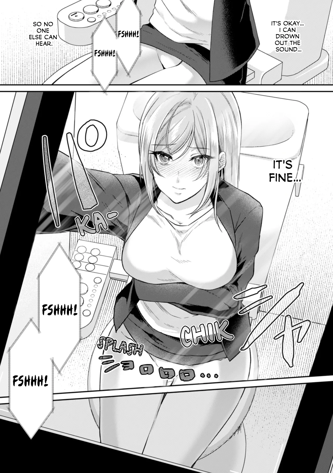 Manin Densha de Shikkin Sunzen!? Chikan Danshi no Ijiwaru na Yubi de Ikasare Tsuzuketa OL | Almost Pissing on a Crowded Train?! #1-16 page 132 - big breasts chastity belt hentai manga - read online free